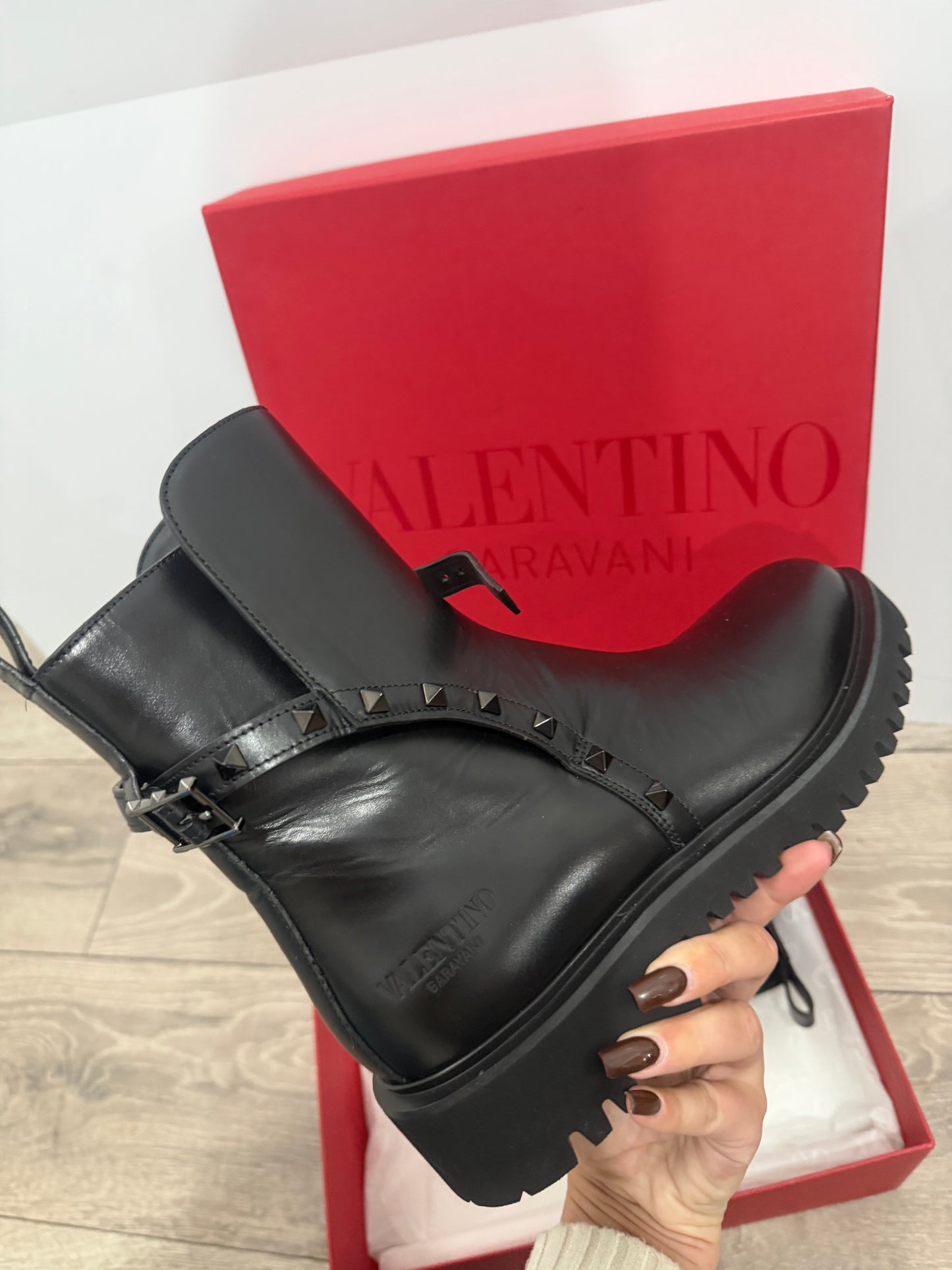 Black Valentino Garavani Boots, Brand New - UK 7
