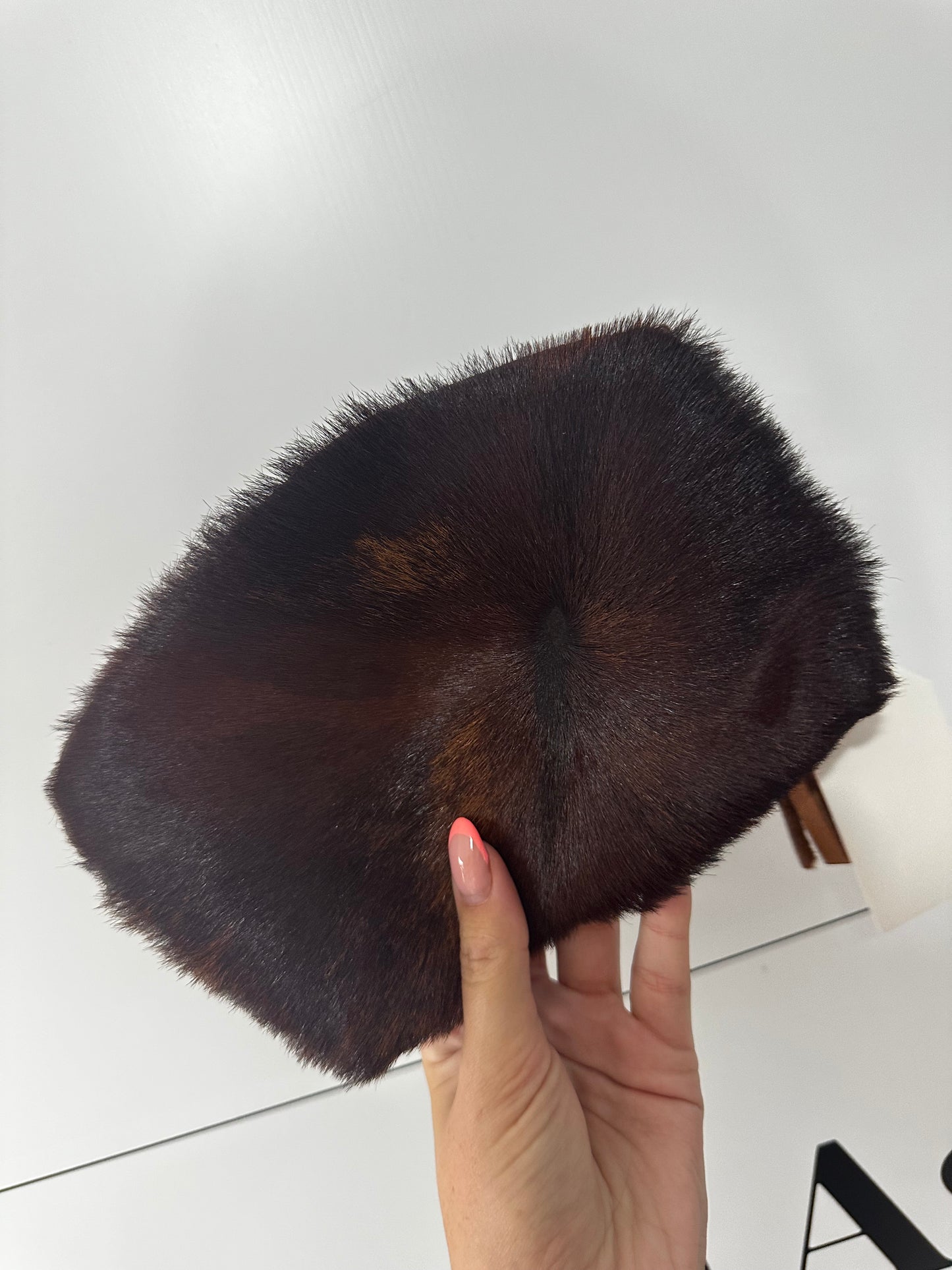 Brown pony skins Lib&Jax Pouch, Small