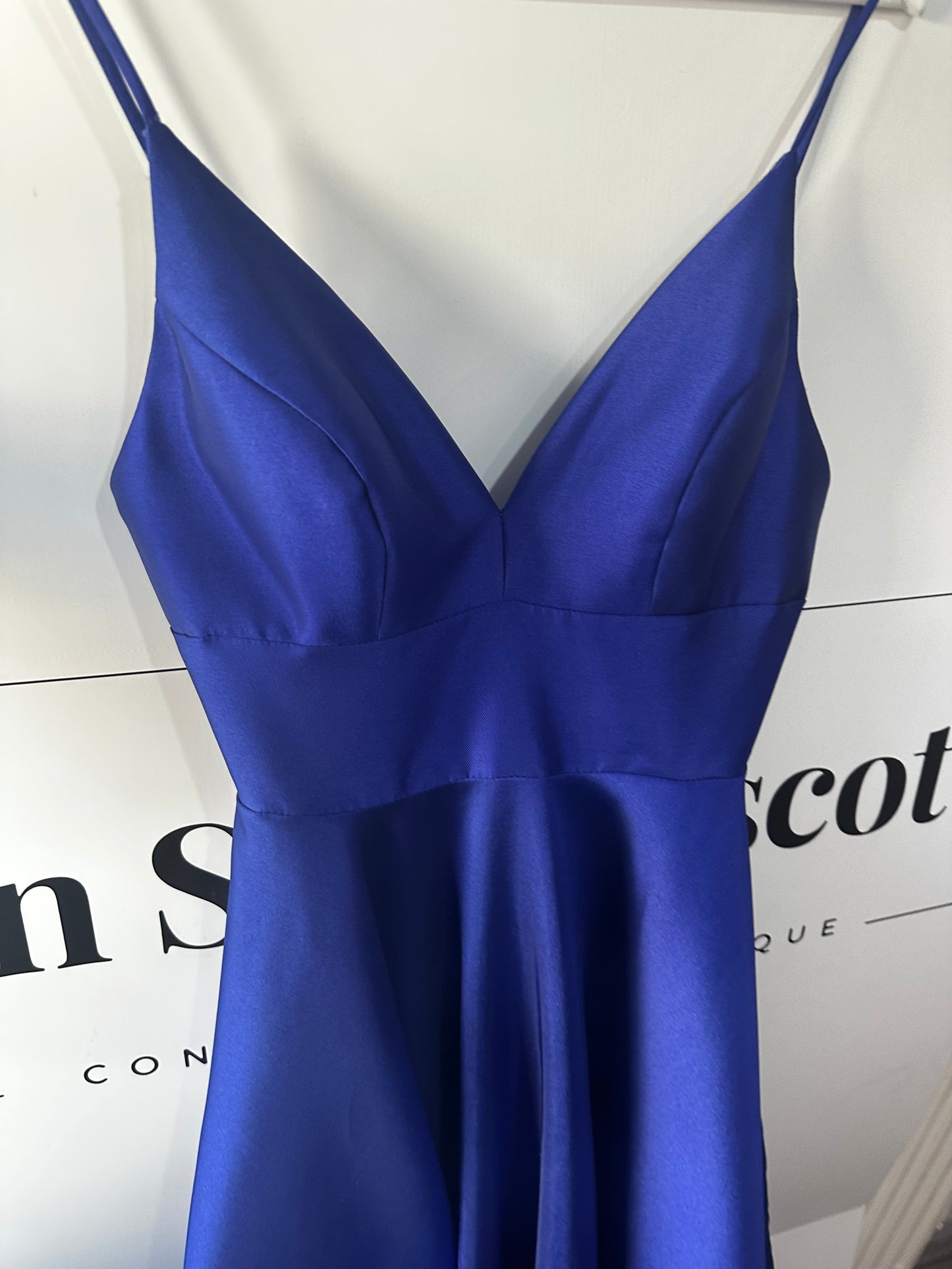Blue Capture Prom Dress, Size 8-10