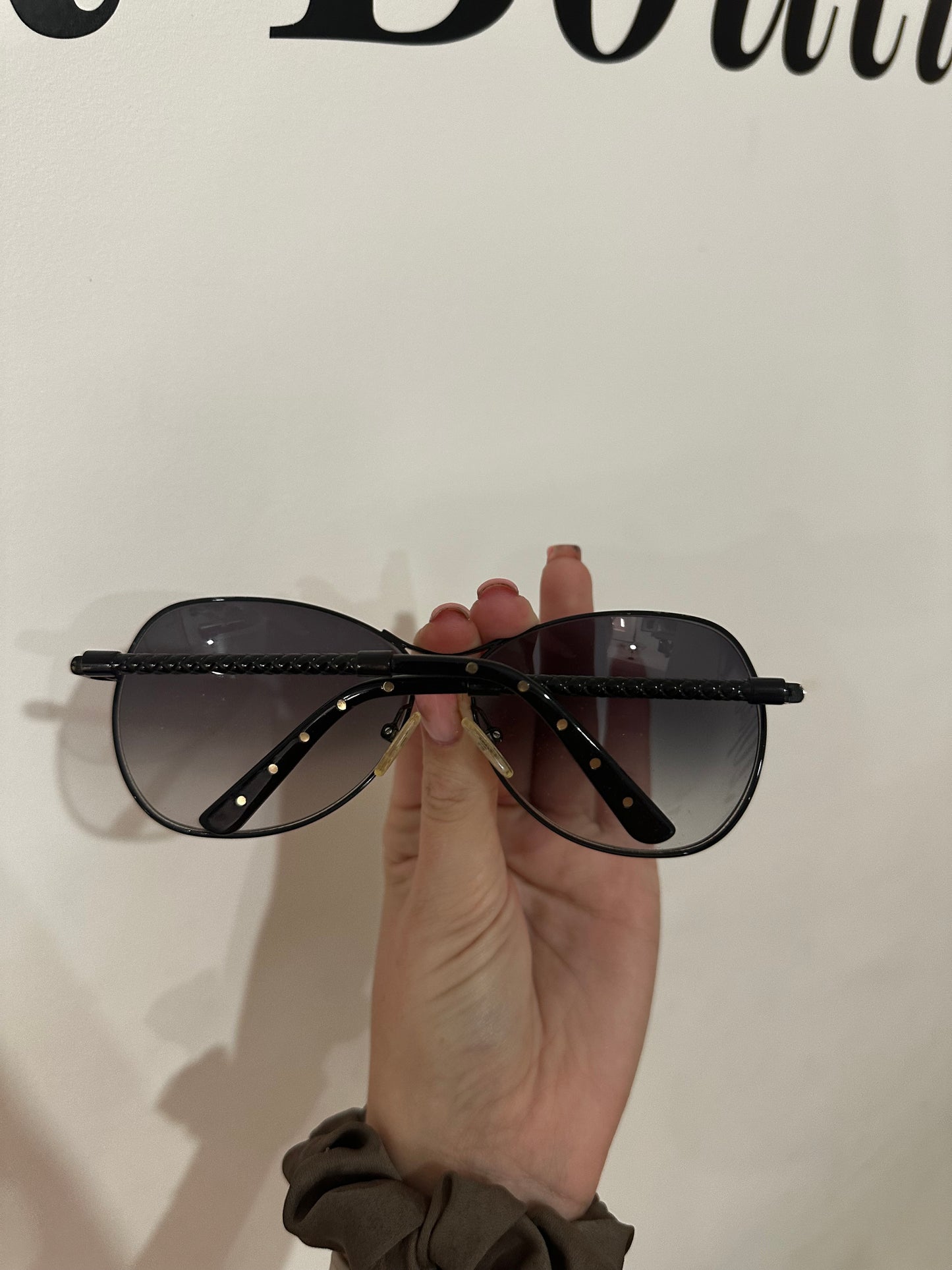 Black Bottega Veneta Sunglasses
