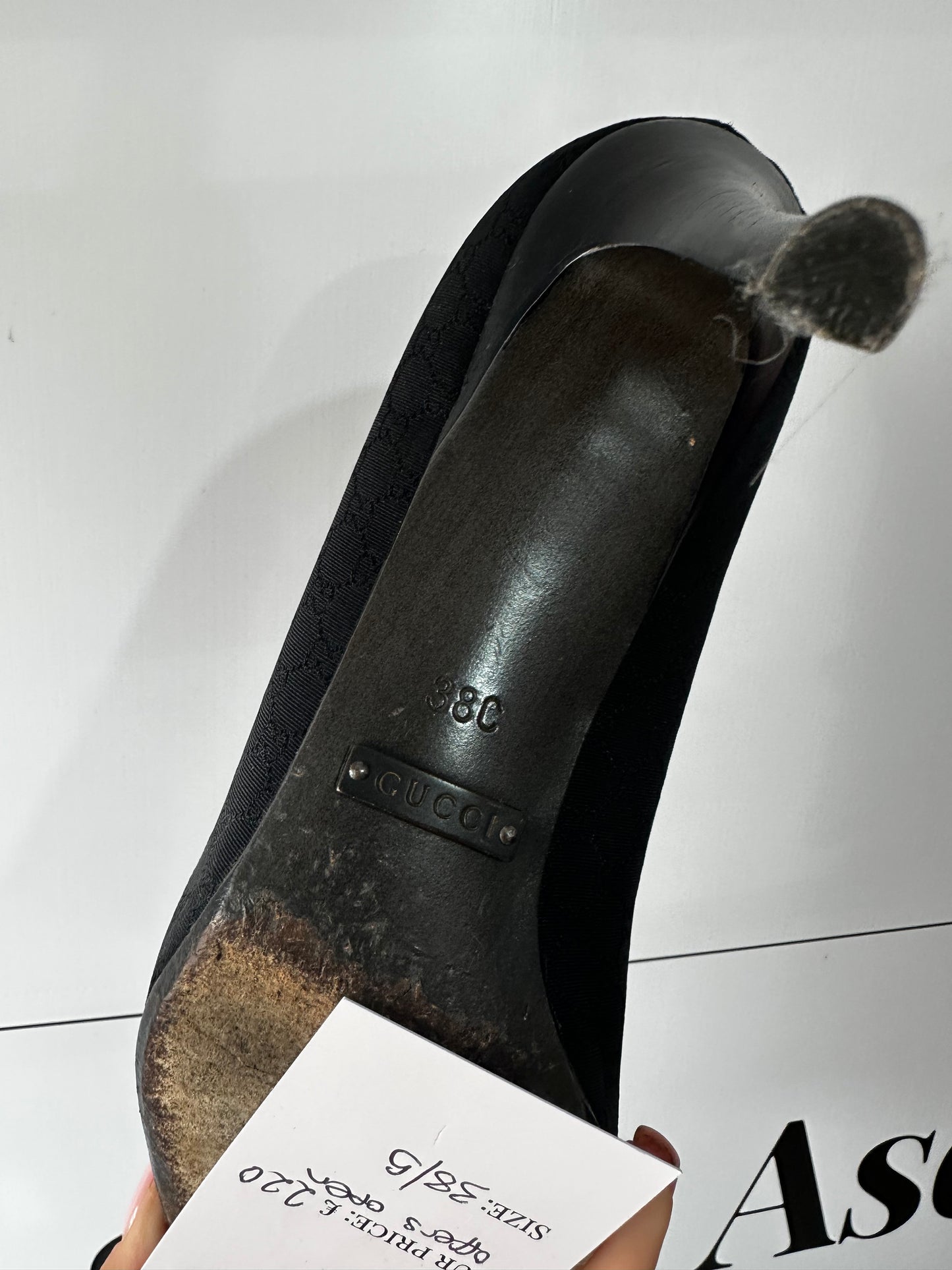 Black Gucci Heels, 38 - 5