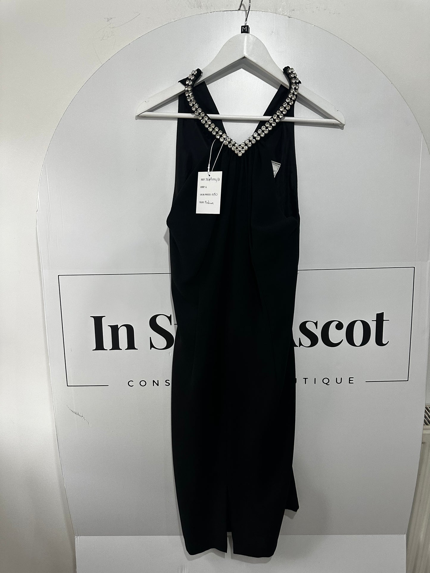 Black Frank usher Dress, Size M