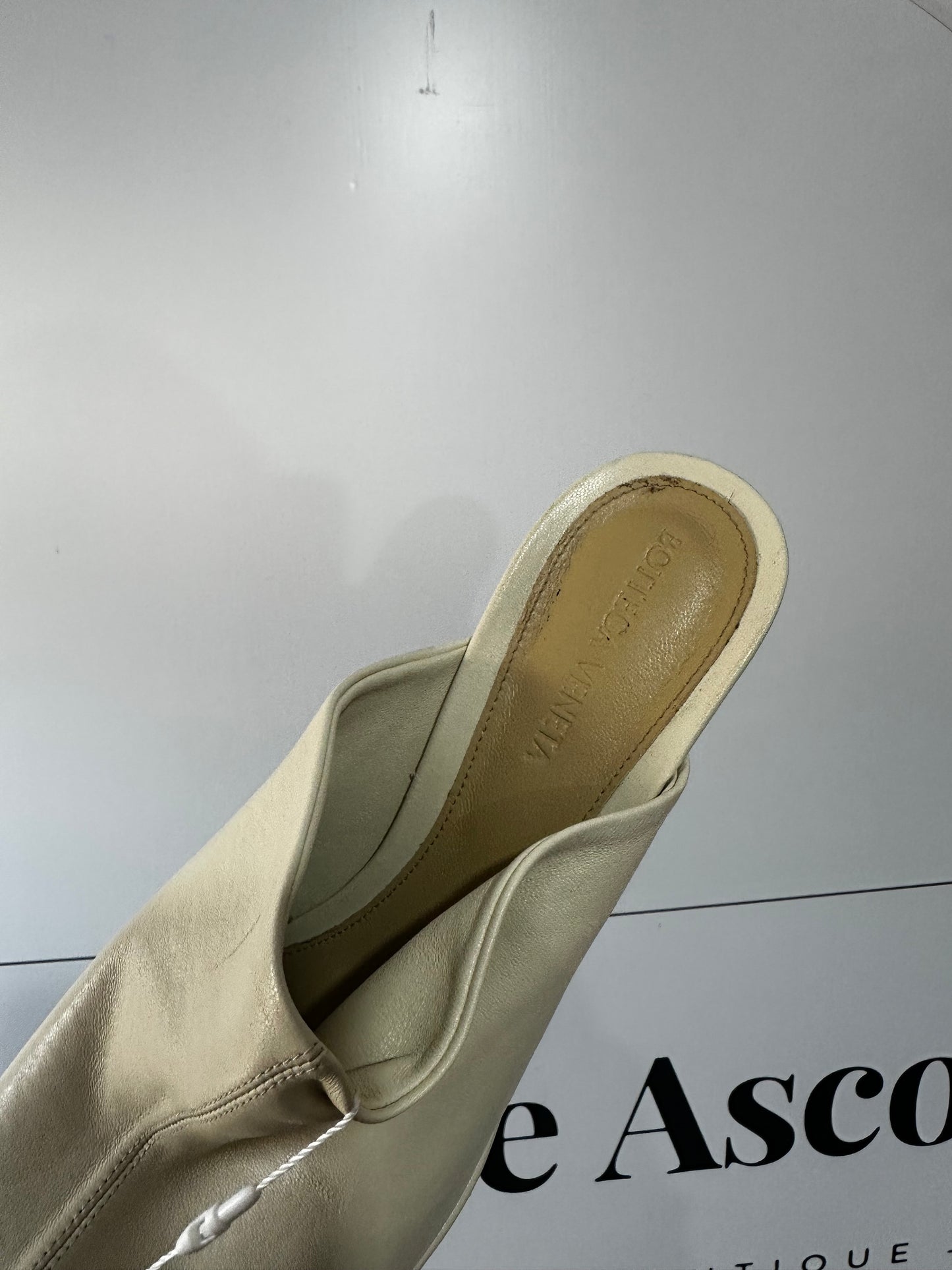 Nude Bottega Veneta Sandal Heels, Size 6
