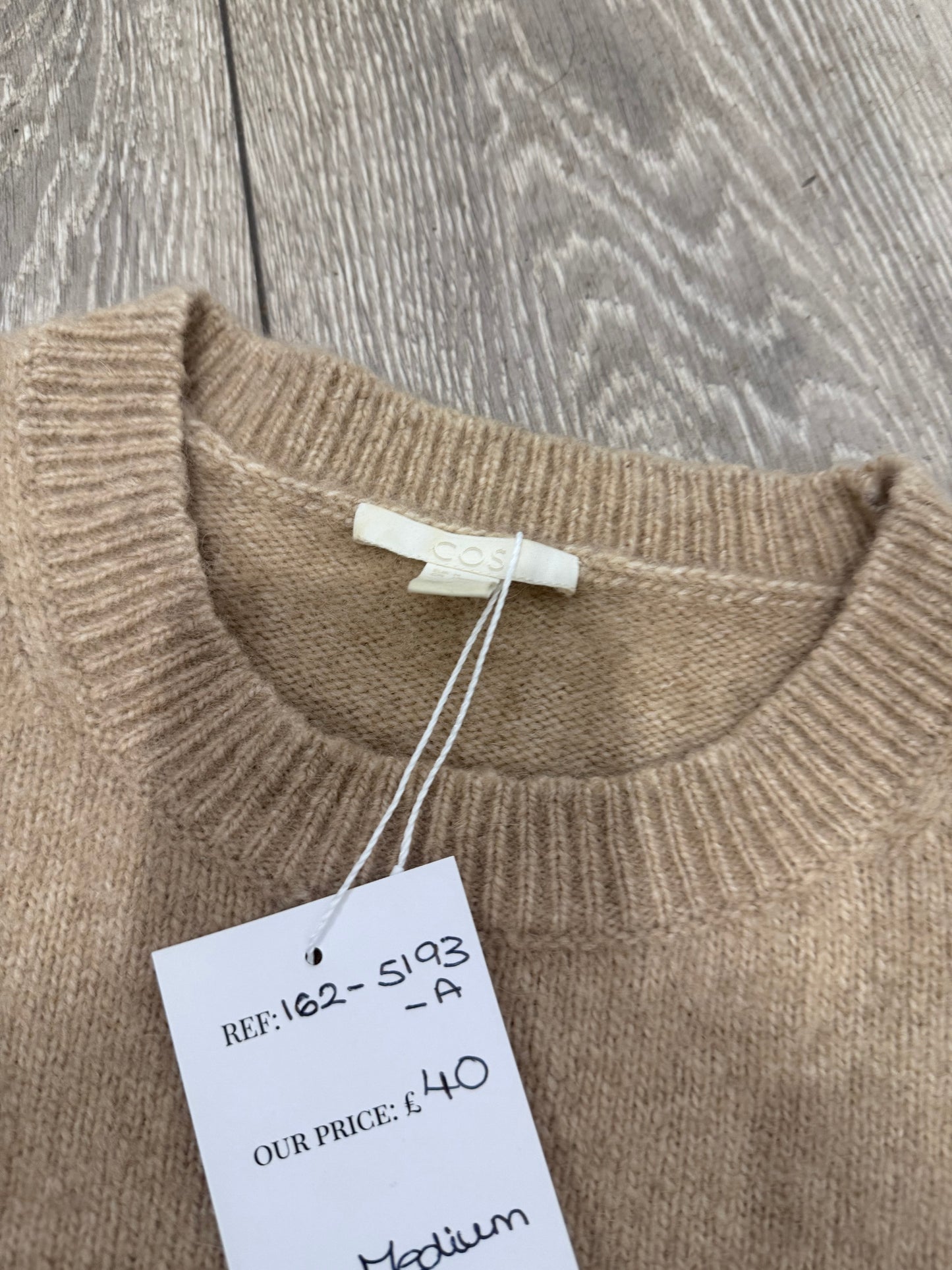 Colourblock Cos Jumper, Size Medium
