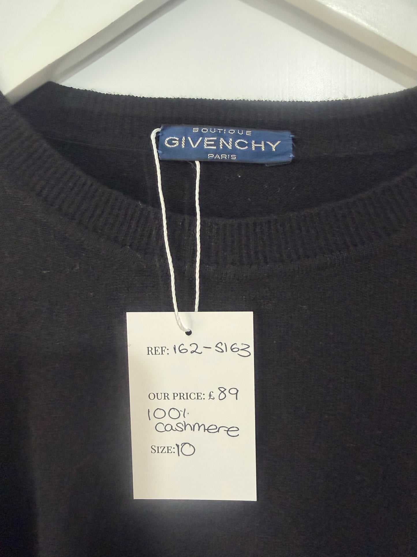 Black Givenchy Jumper, Size 42 (UK 10)