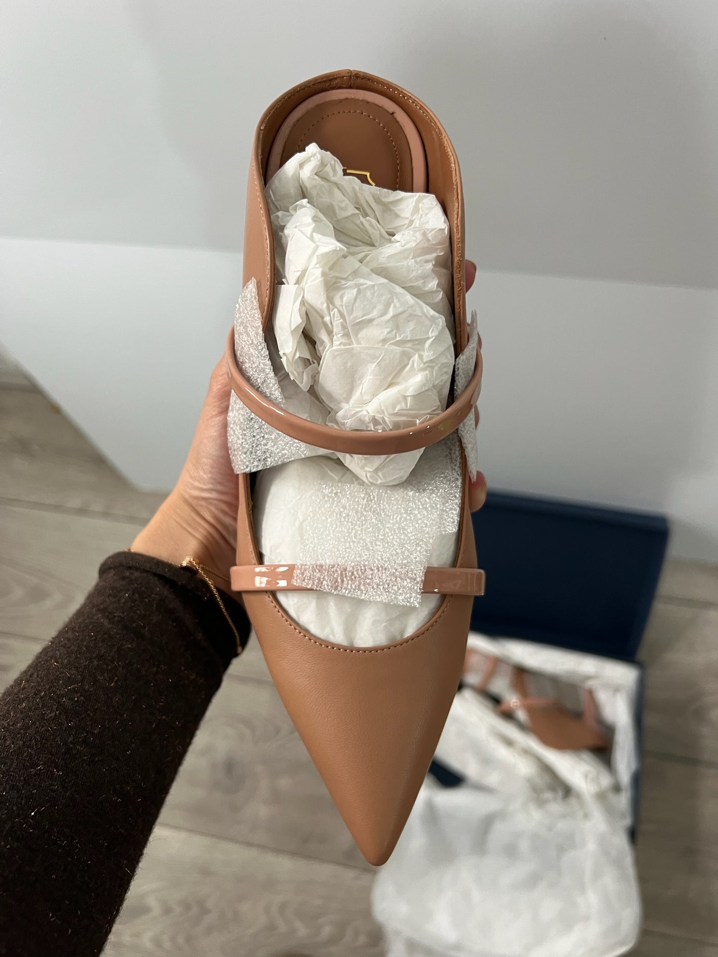 Nude Malone Souliers Heels, 38-5
