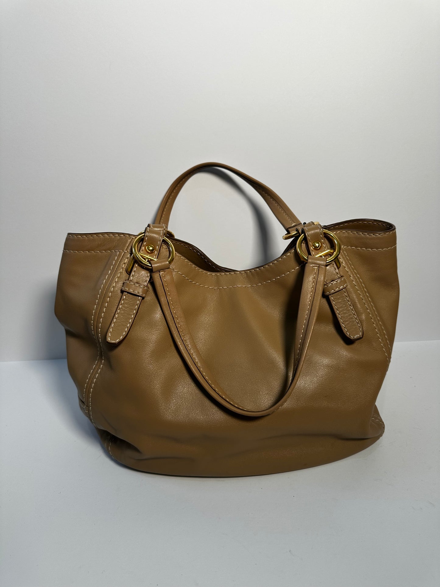 Beige Prada Handbag