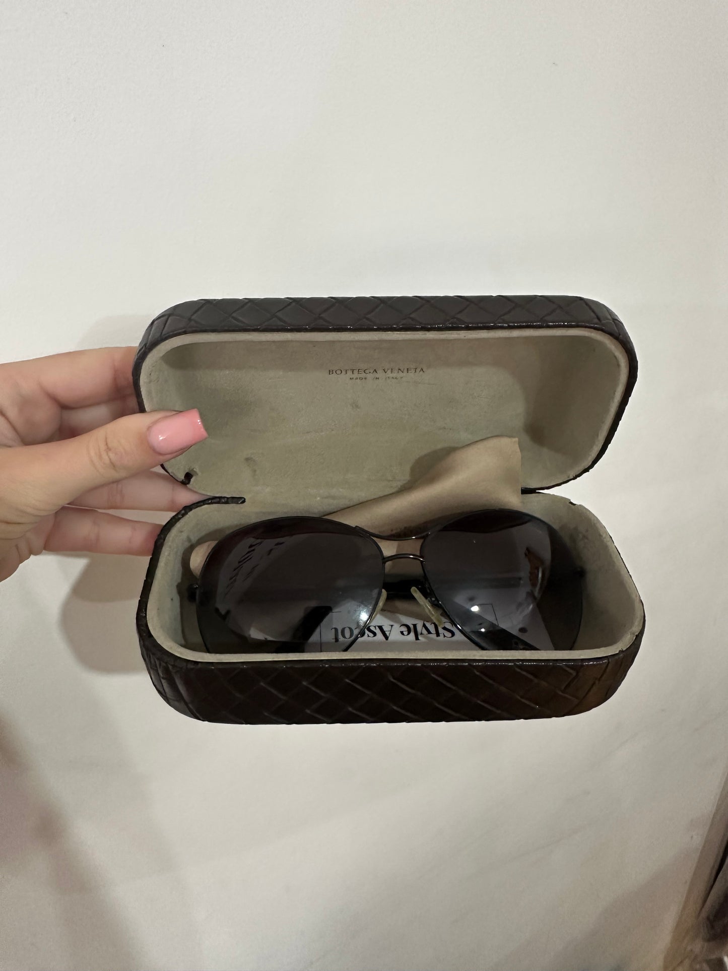 Black Bottega Veneta Sunglasses