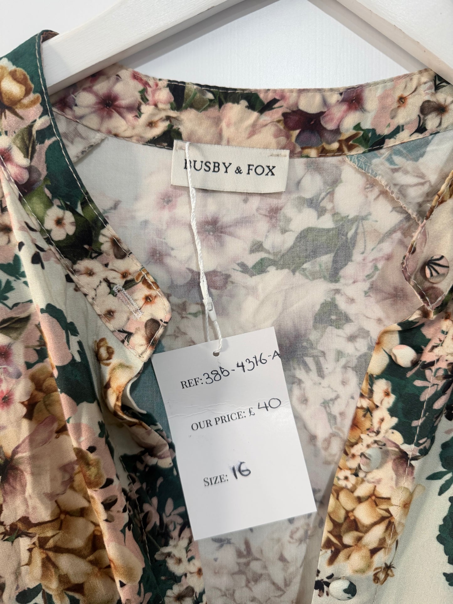 Floral Busby & Fox Dress, 16