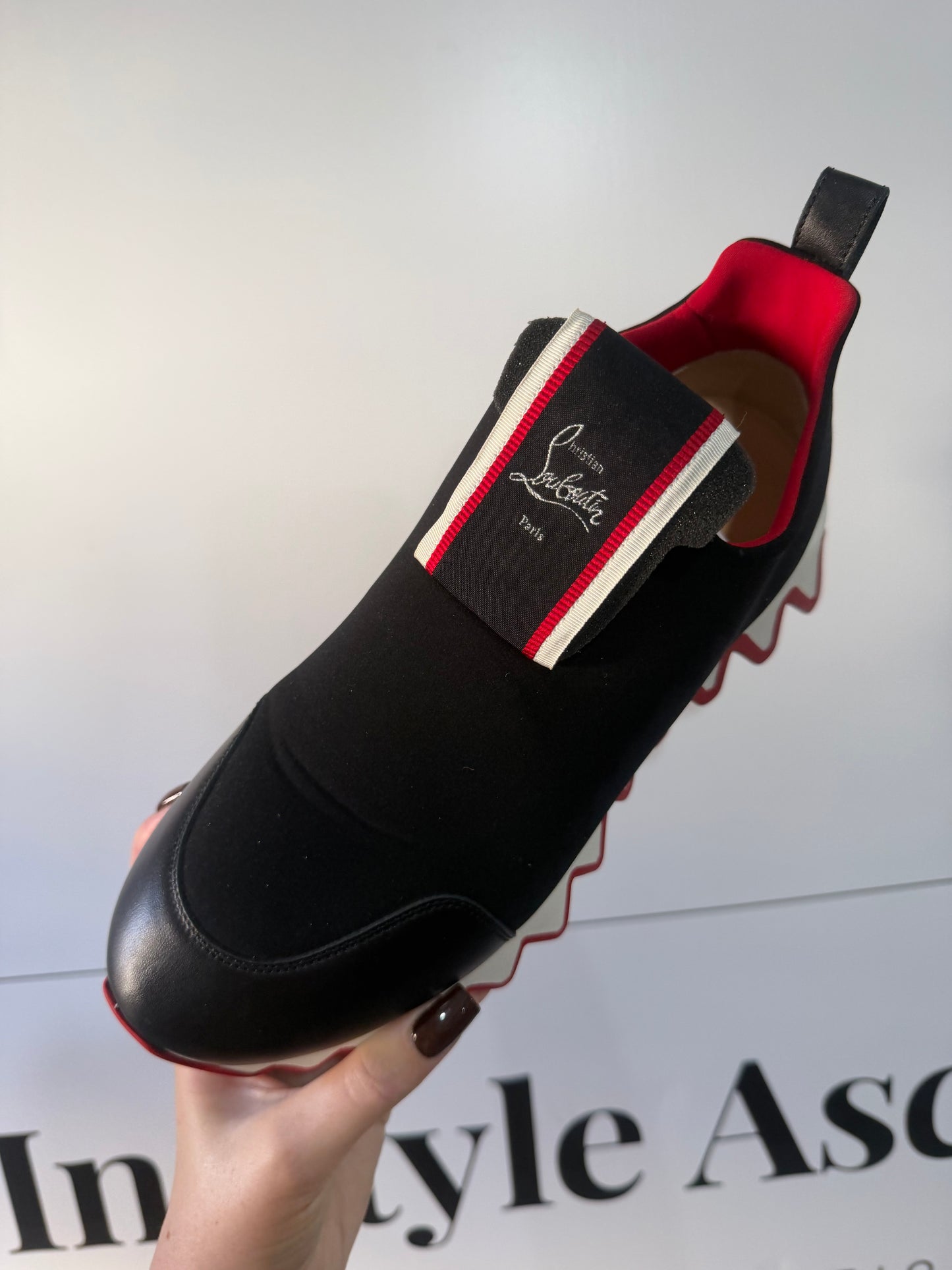 Loubishark Christian Louboutin Men’s Sneakers, Size 43