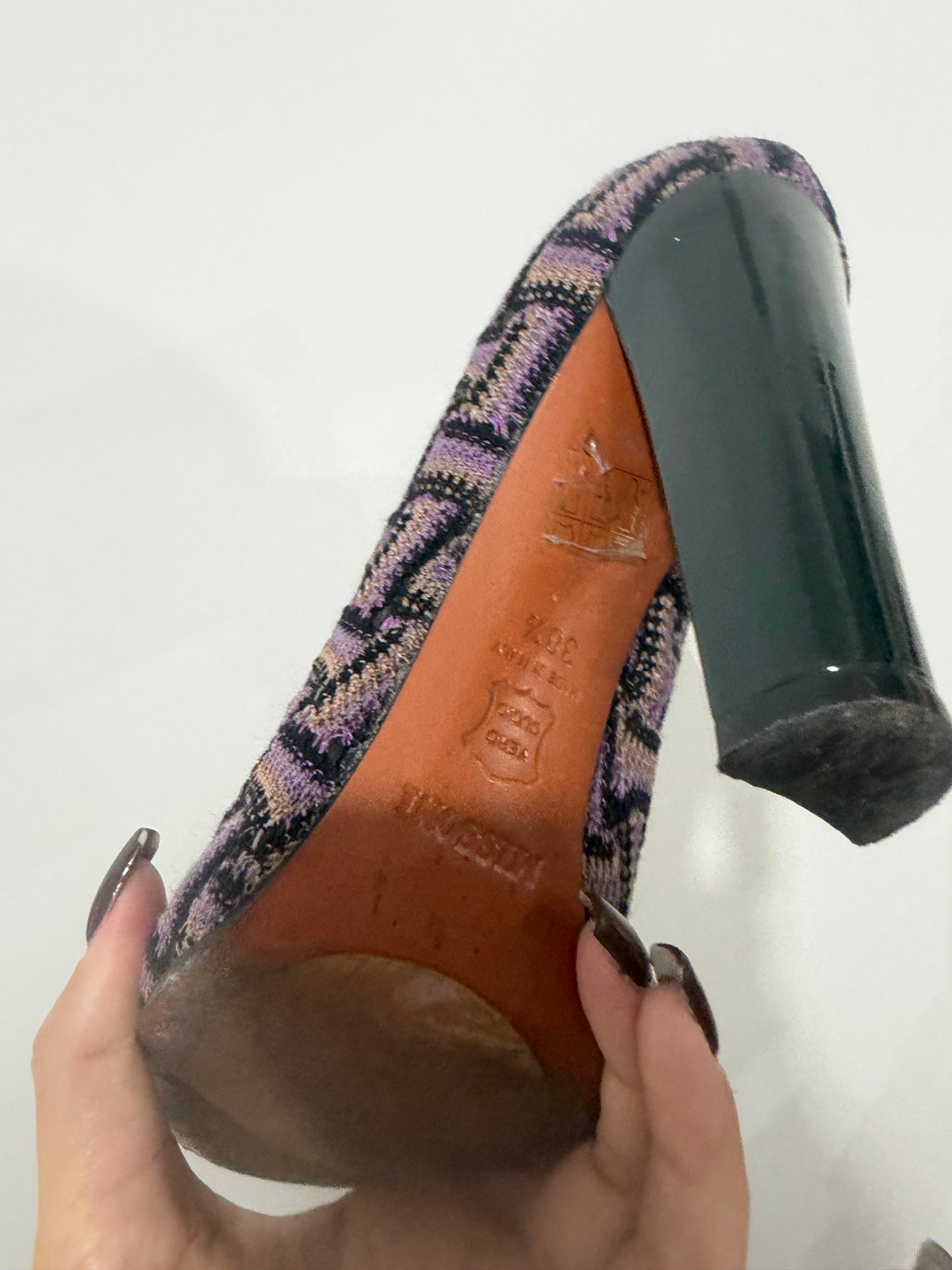 Purple Missoni Boots, 5.5