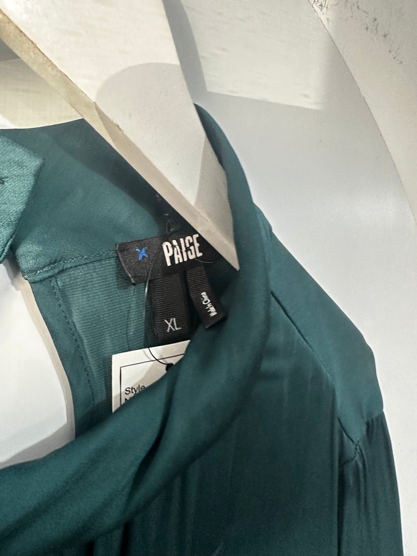 Green Paige Blouse, XL