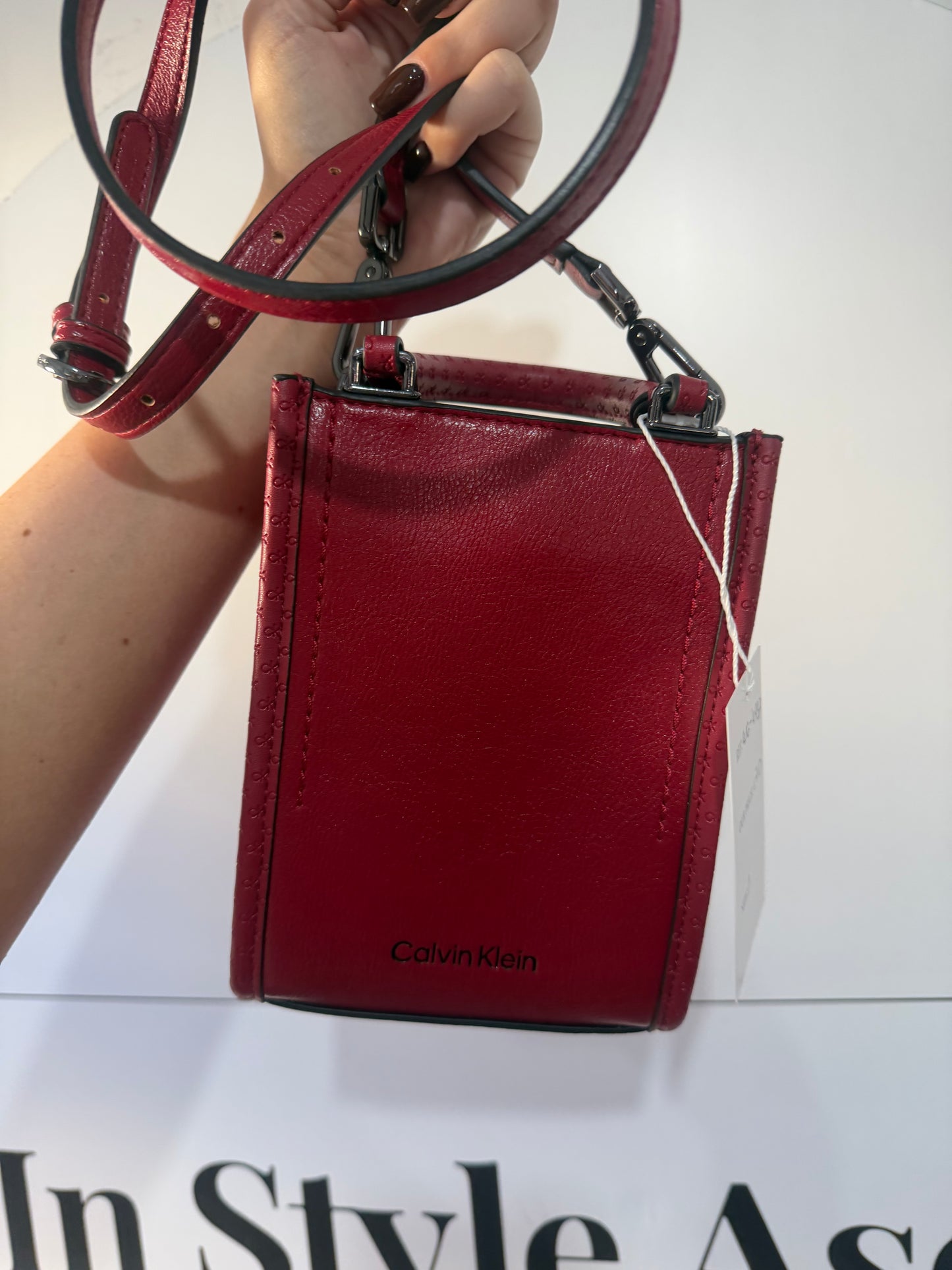 Red Calvin Klein Crossbody Bag