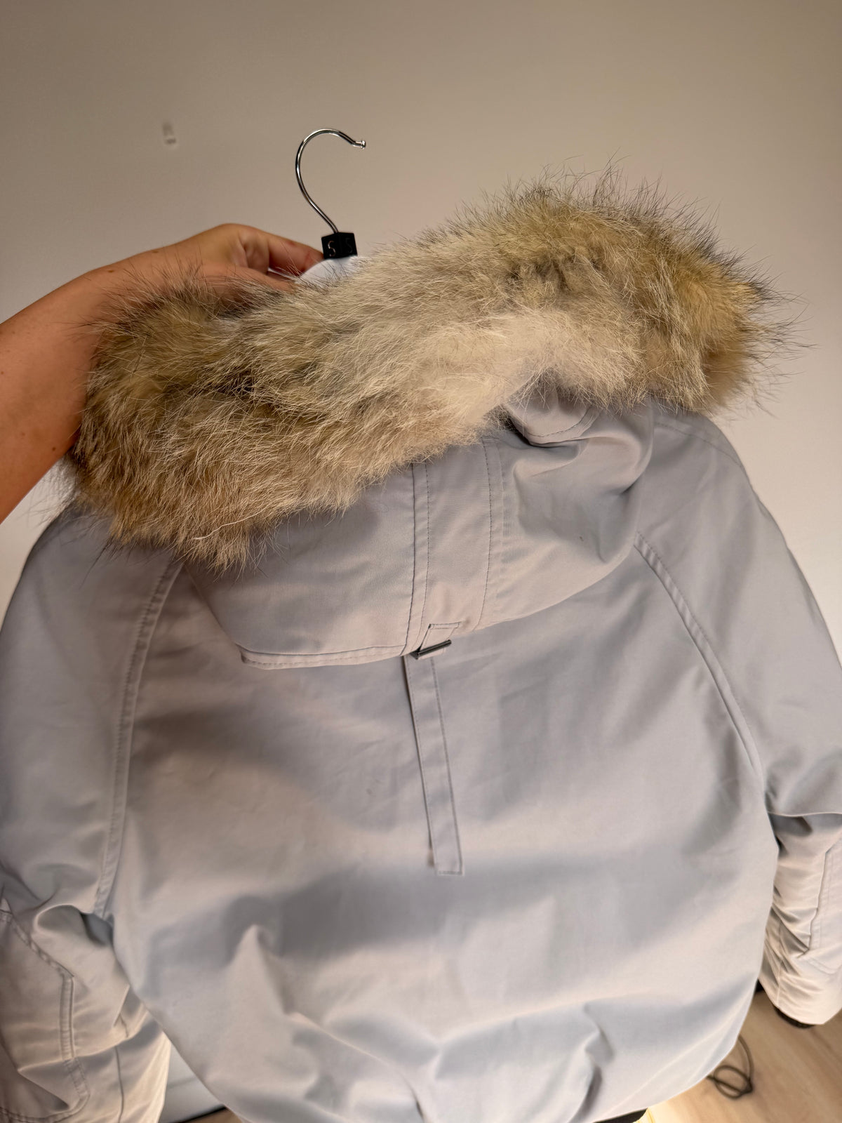Preloved Canada Goose Coat, Size Small Grey