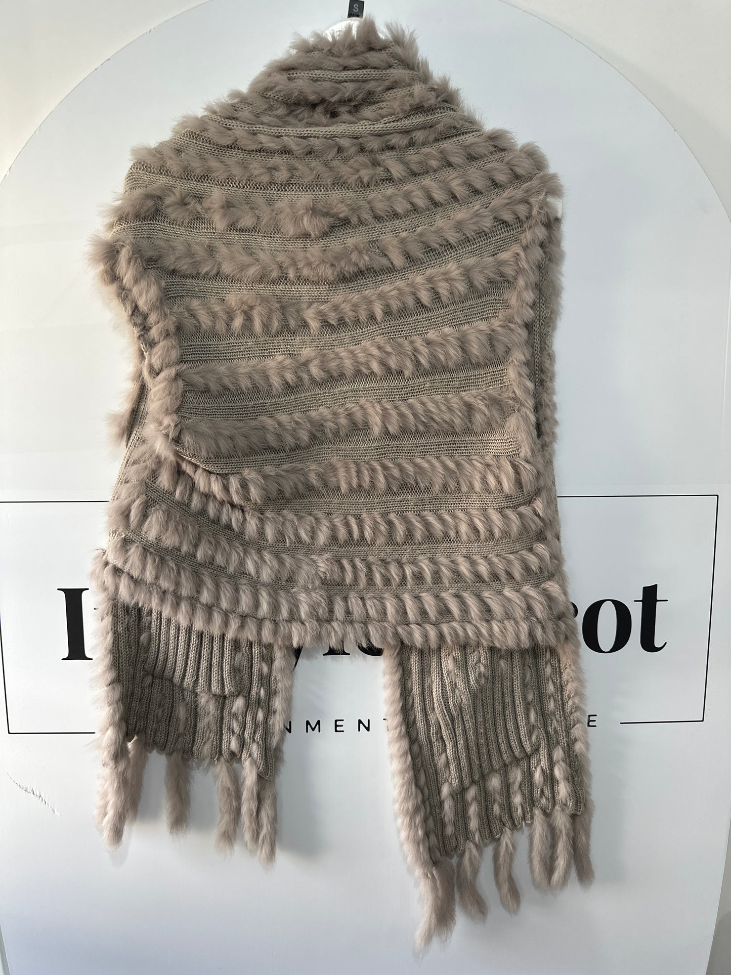 Grey Elena Miro Poncho Shawl