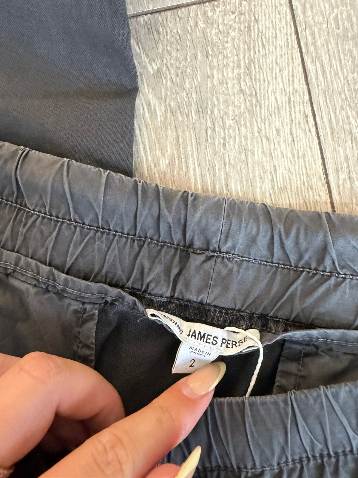 Preloved James Perse Trousers Size 1 - S Grey