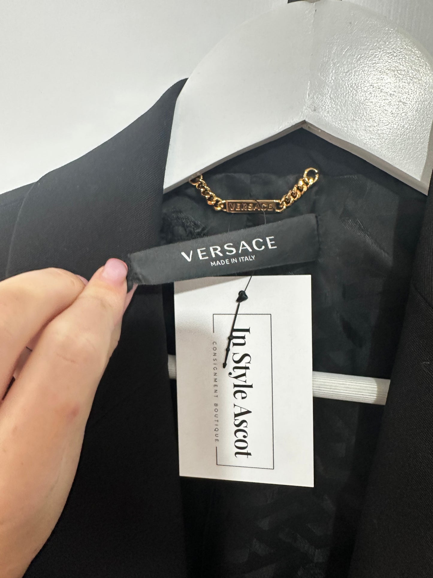 Versace Black Blazer, 8