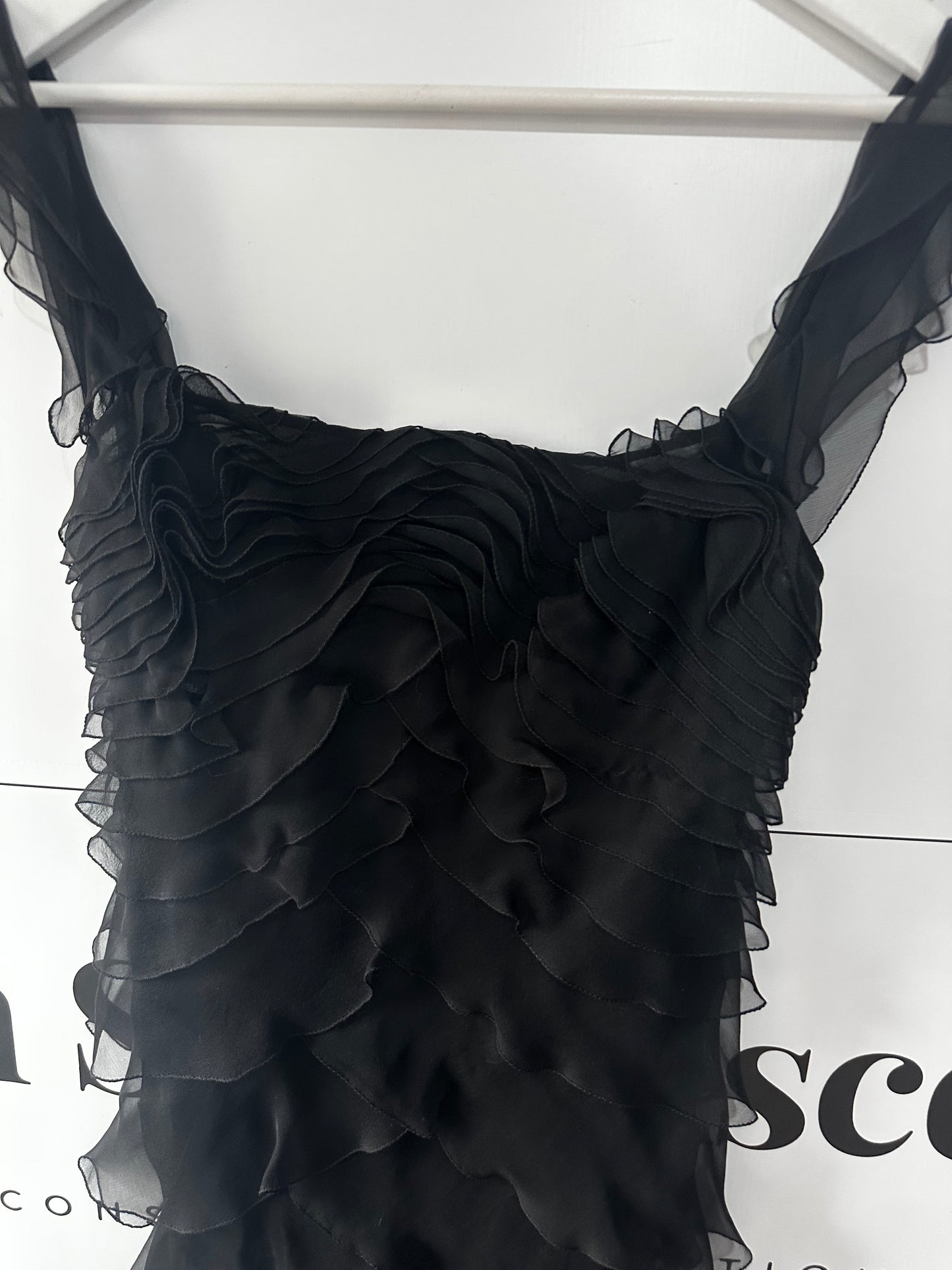 Black Alberta Ferretti Dress, Size 8-10