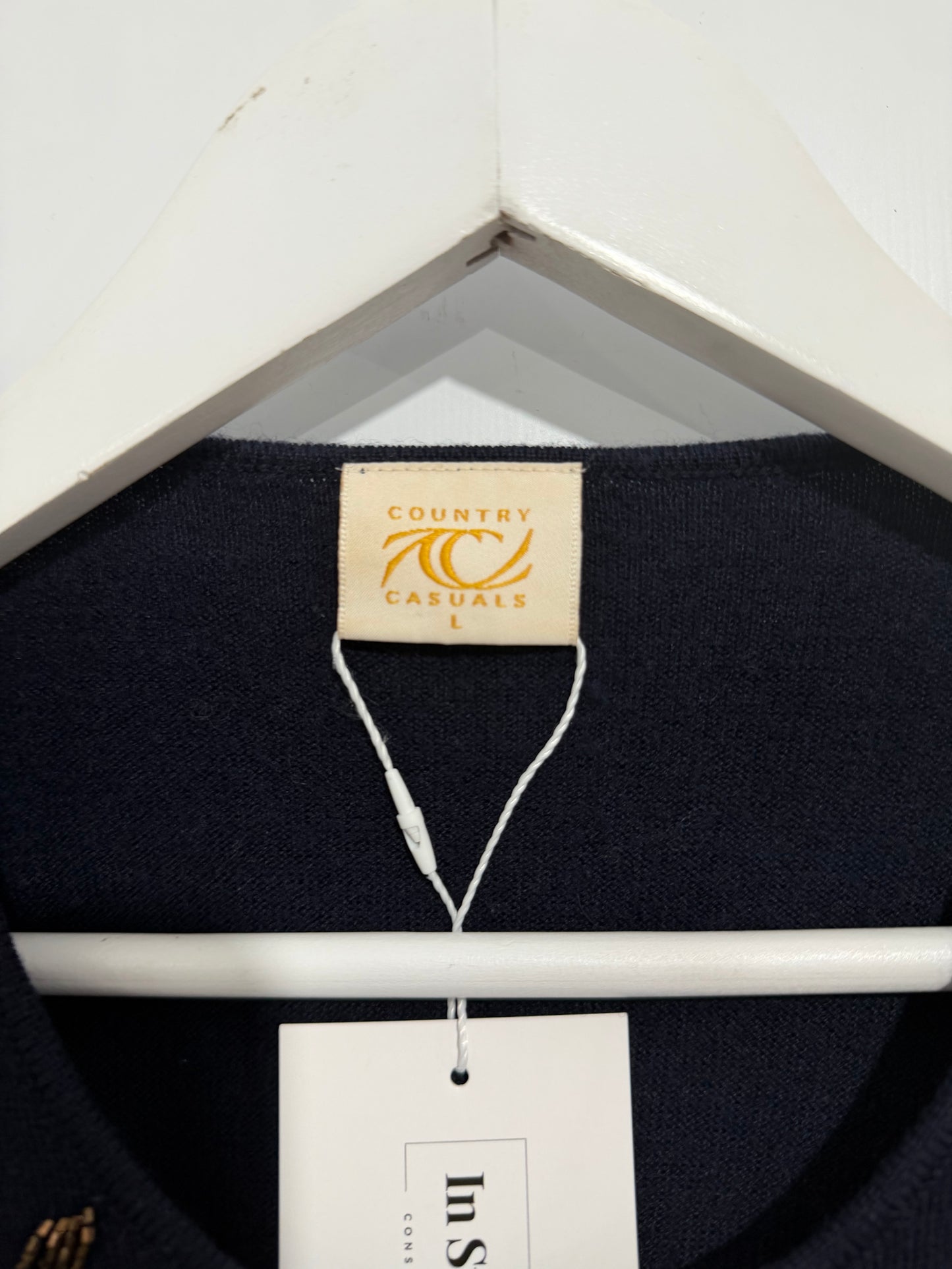 Navy Country Casuals Jumper, Size S