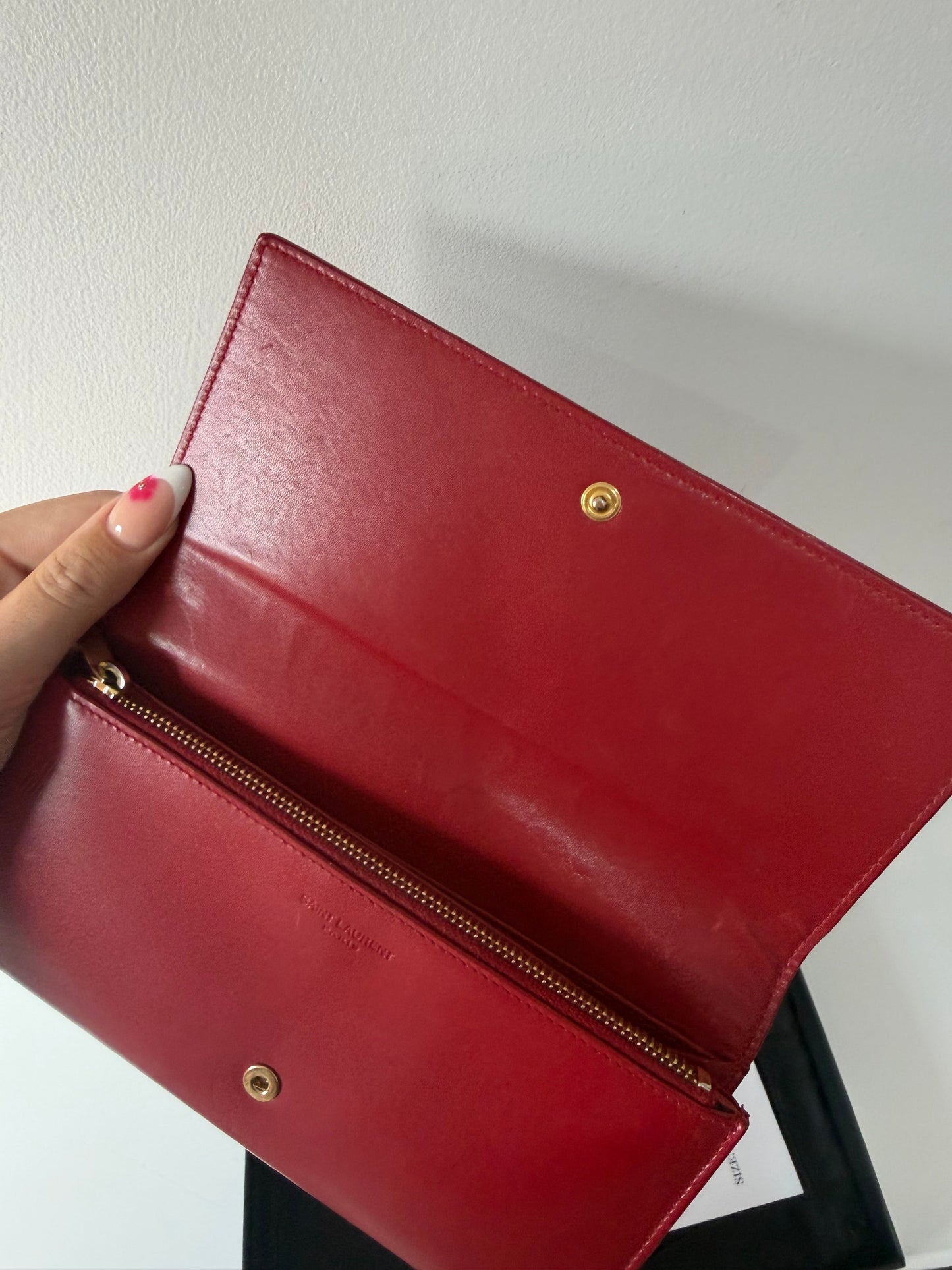 Preloved, Red Saint Laurent Clutch