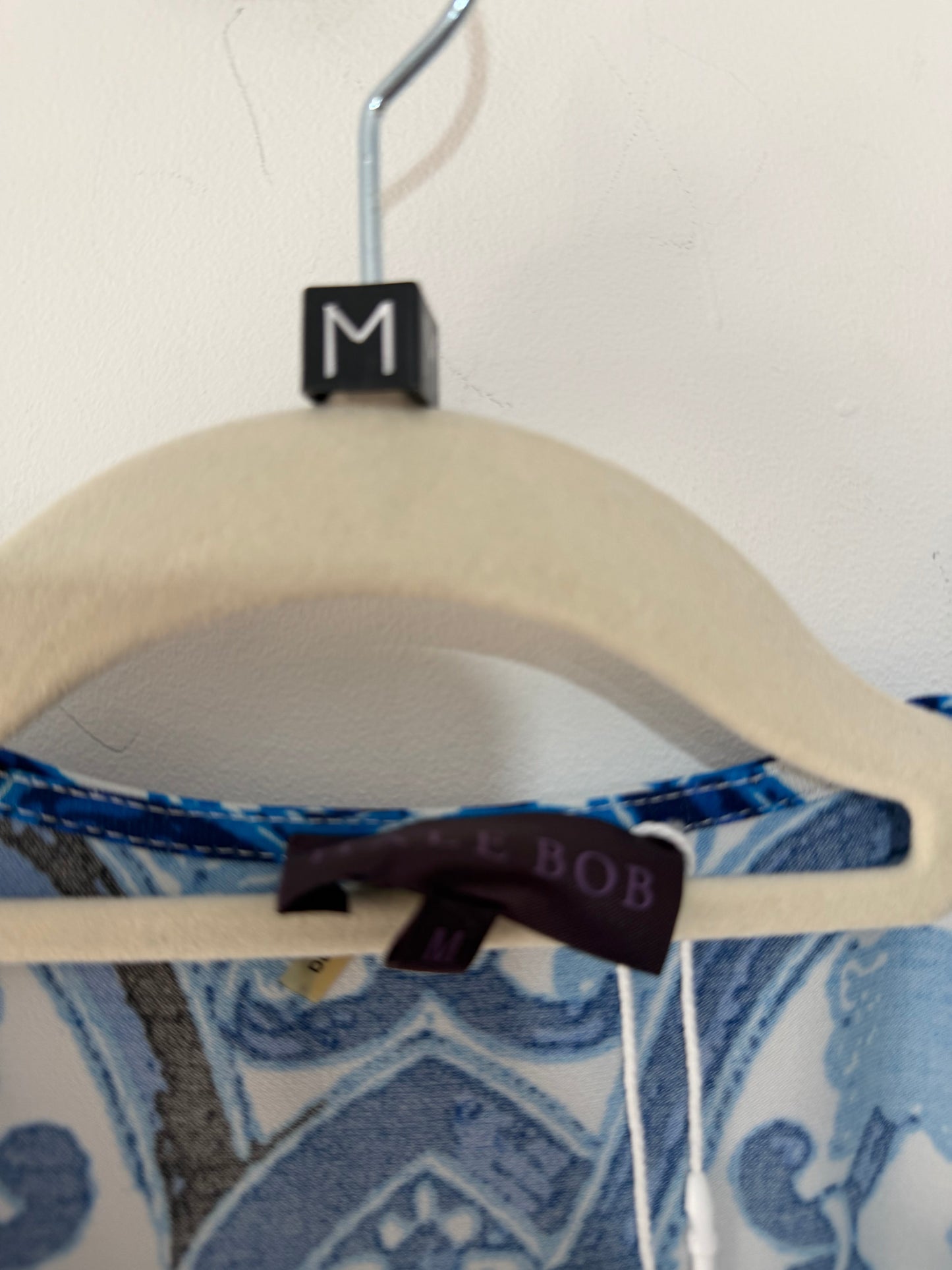Preloved Blue and White Hale Bob Dress, Medium