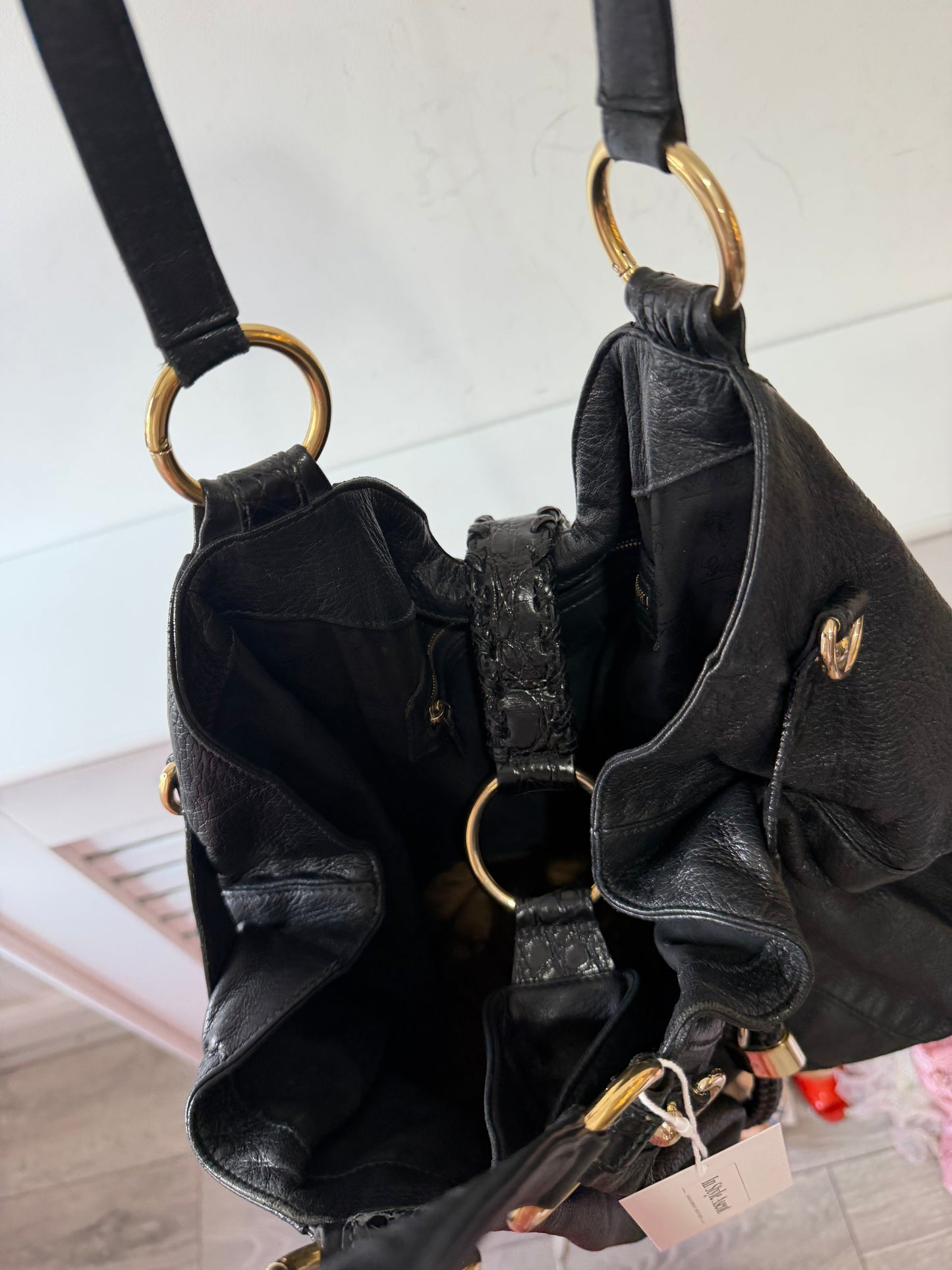 Preloved Black Gucci Handbag