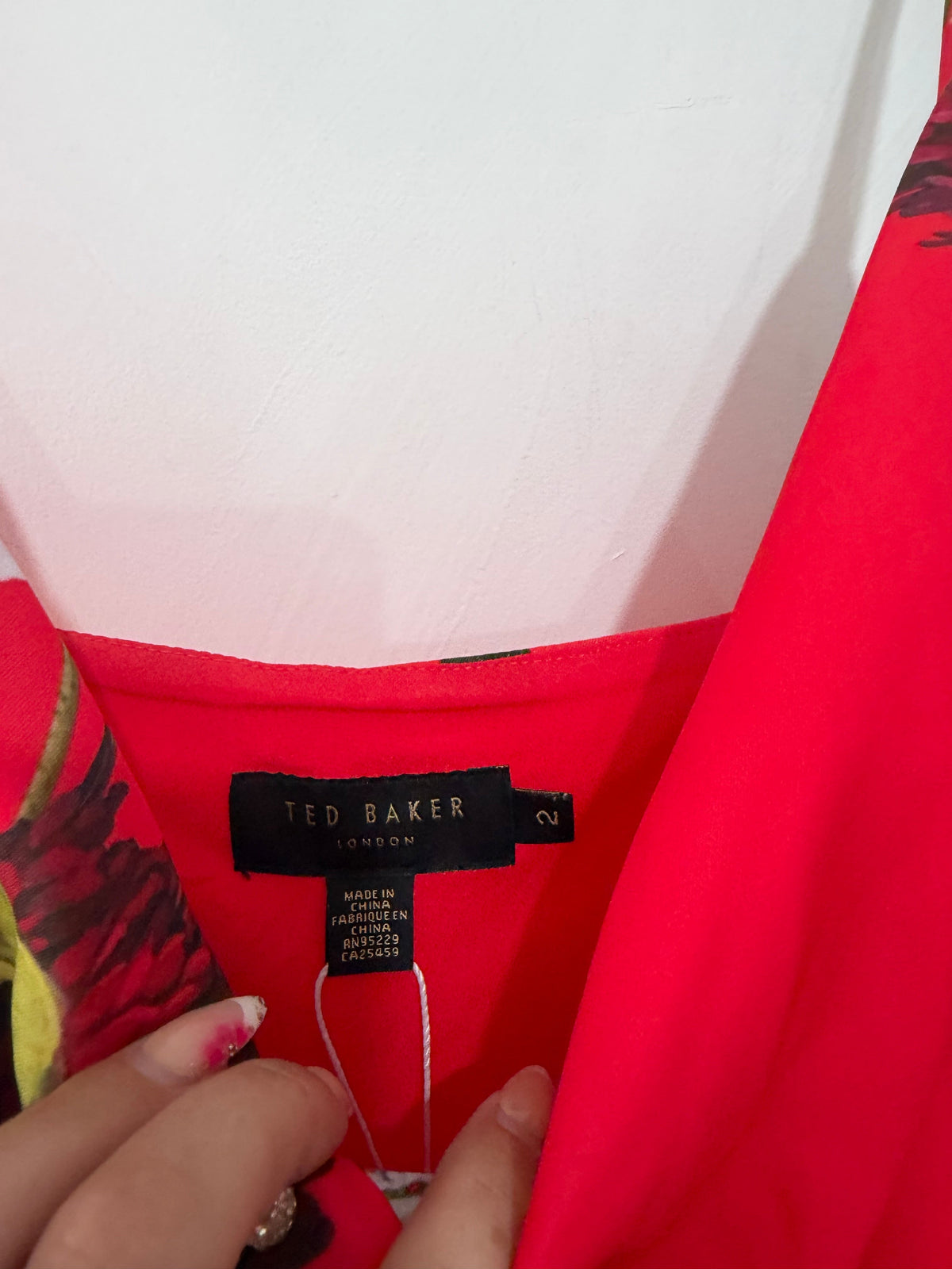 Preloved, Red Ted Baker Jumpsuit, UK 10