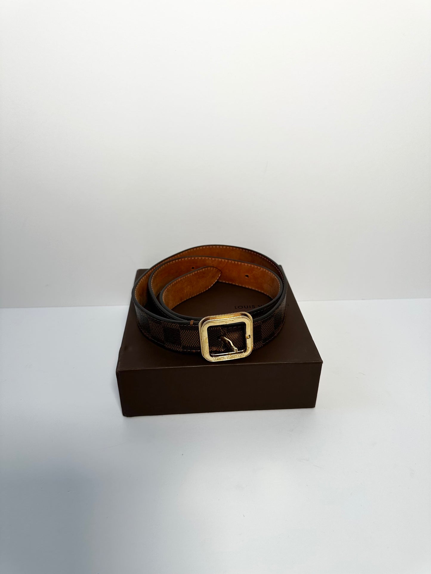 Brown Louis Vuitton Belt, Small