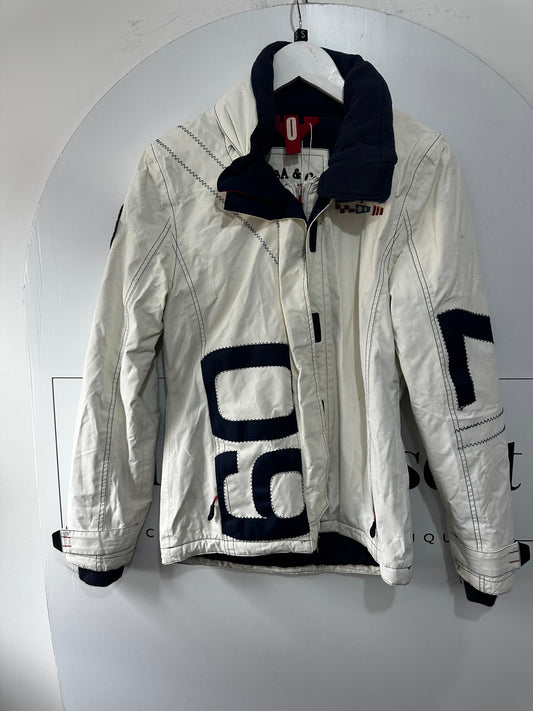 White Quba Coat, Size S/M