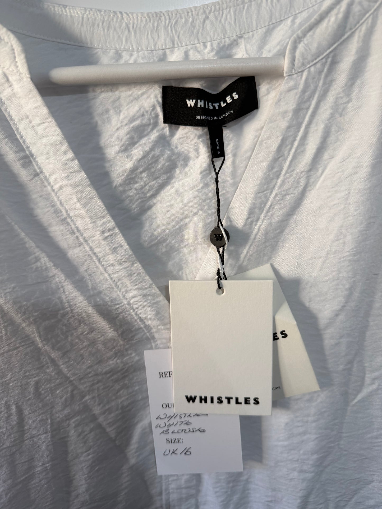 White Whistles Shirt Blouse, UK16