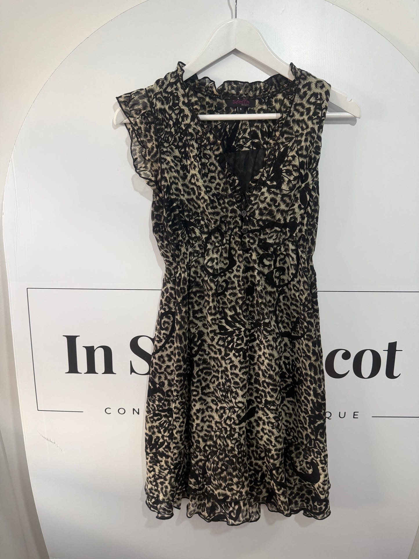 Leopard Stella Dress, Small