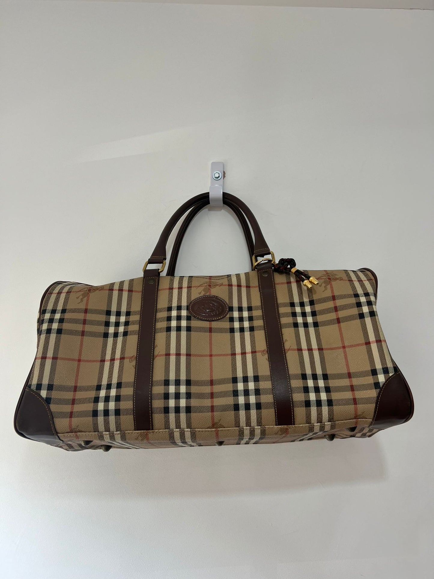 Pre loved tartan Burberry Bag
