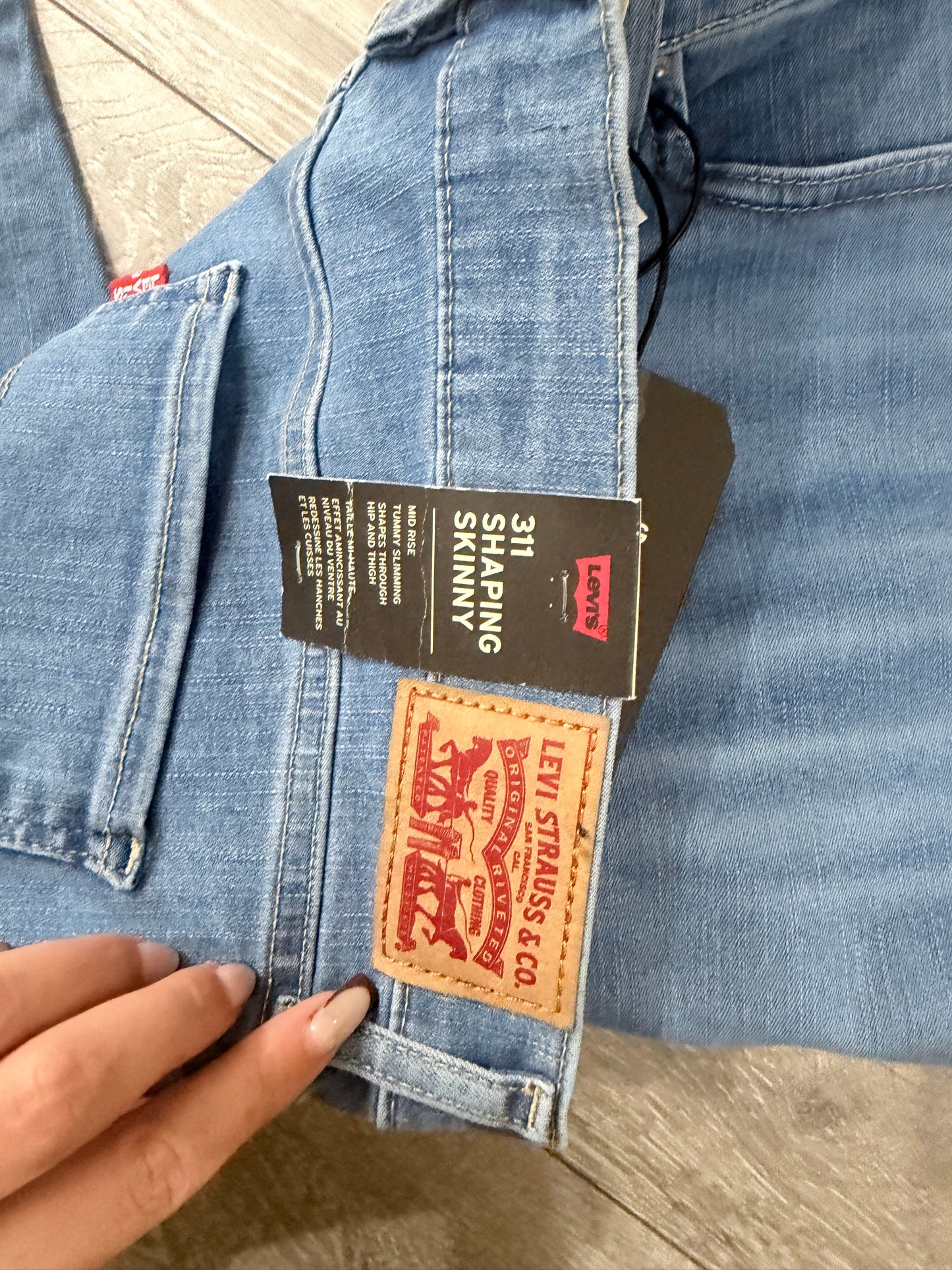 Blue Levis Denim Jeans, 33