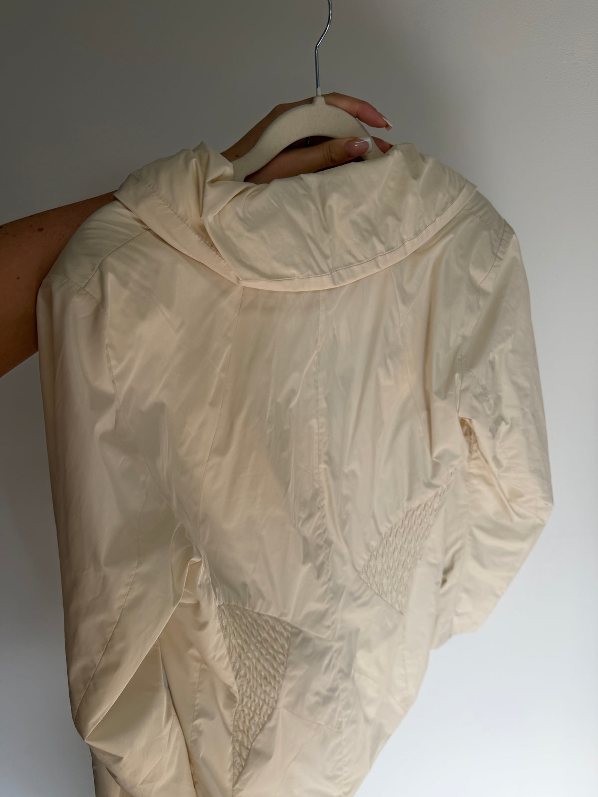 Preloved Creenstone Coat, Size 10 Off White