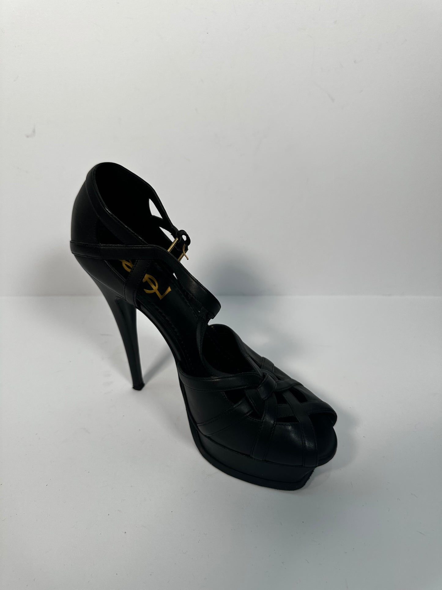 Black YSL Heels, 6