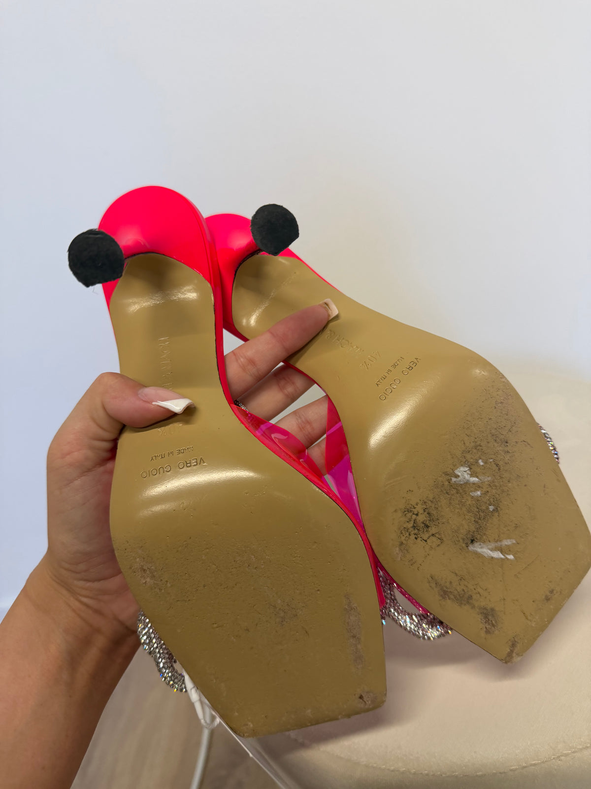 Preloved Mach & Mach Heels Size 7.5 Pink