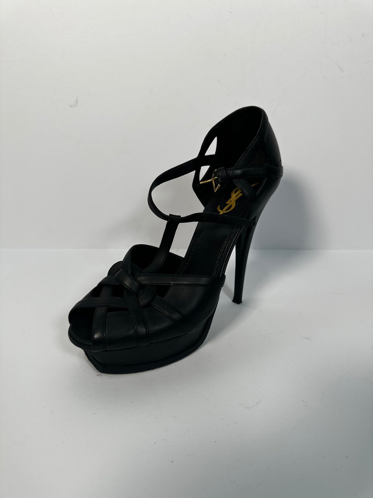 Black YSL Heels, 6