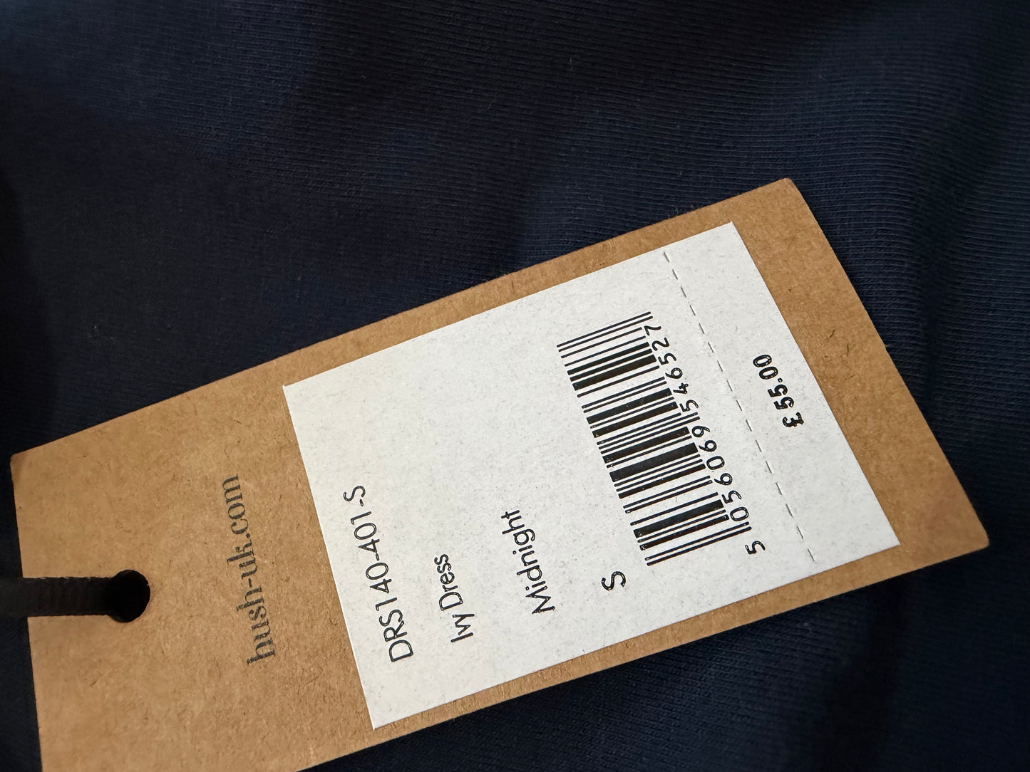 Navy Hush Dress, Small