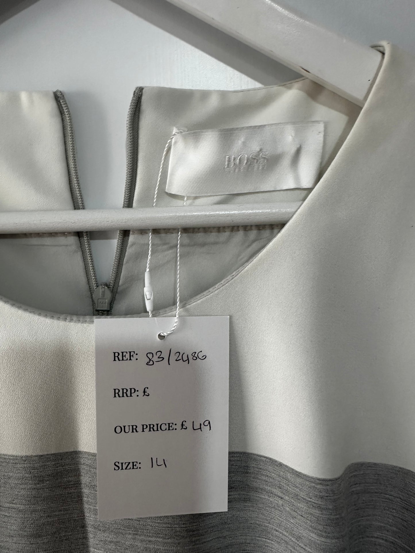 White Hugo Boss Dress, 14