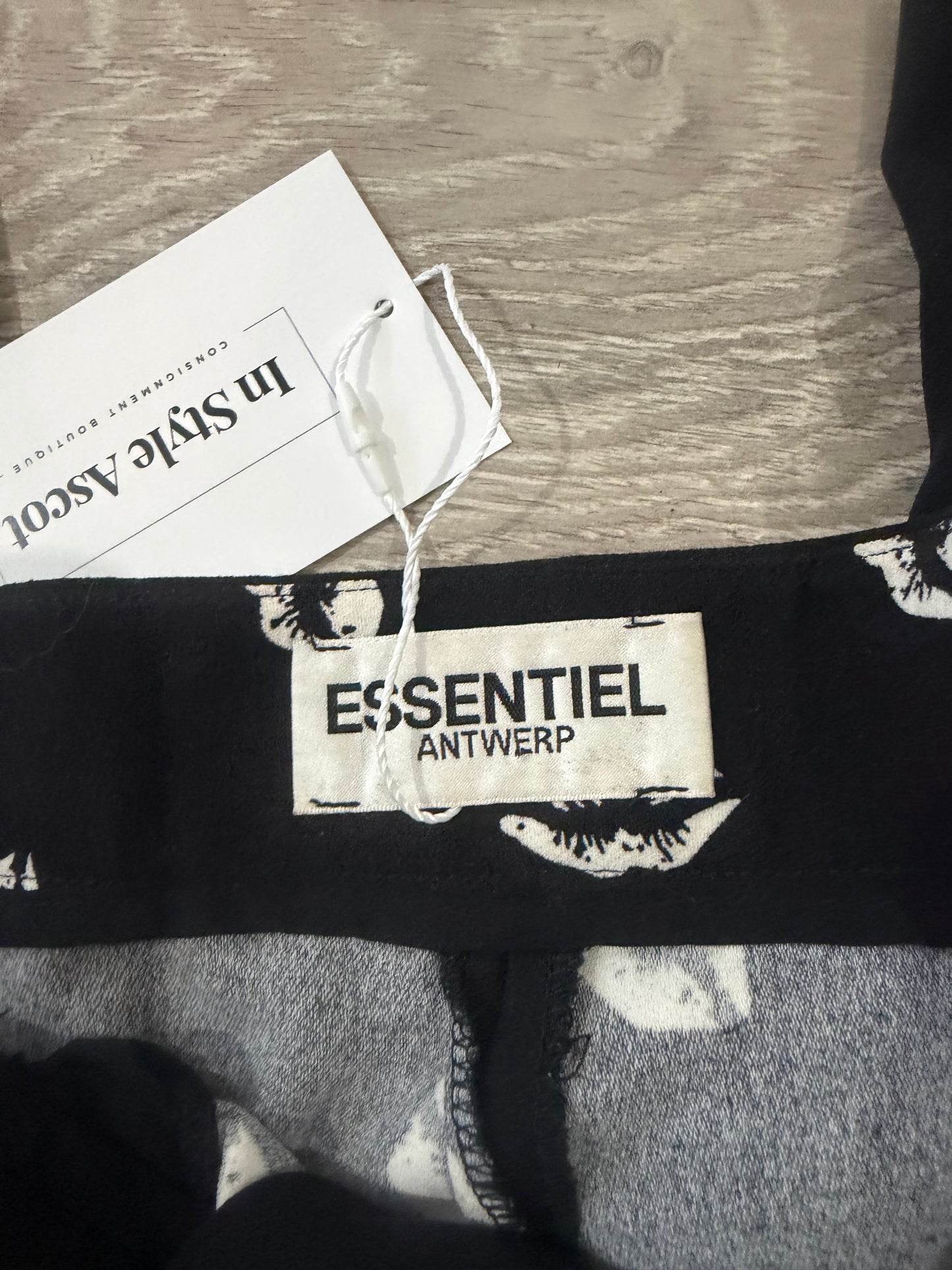 Black Essentiel Antwerp Trousers, Size 10 (generous)