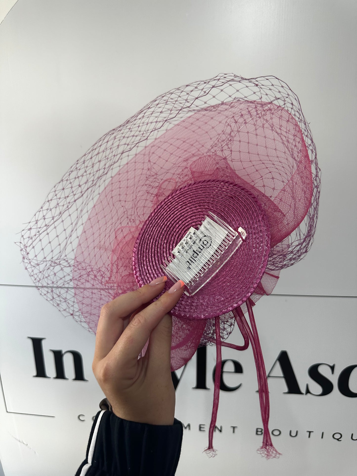 Purple Pink Fascinator/Hat