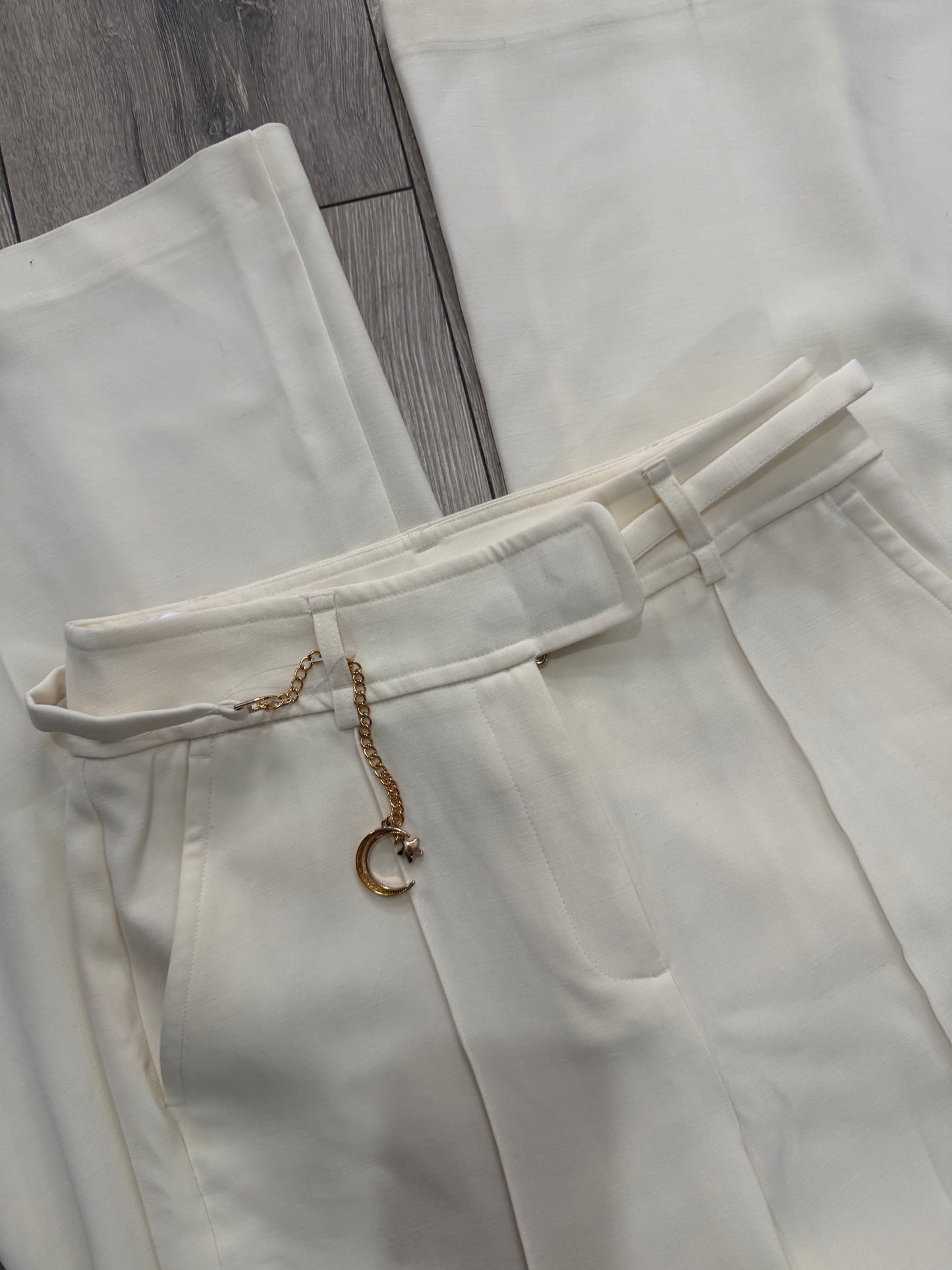 Cream Michelle Keegan Trouser set, 10