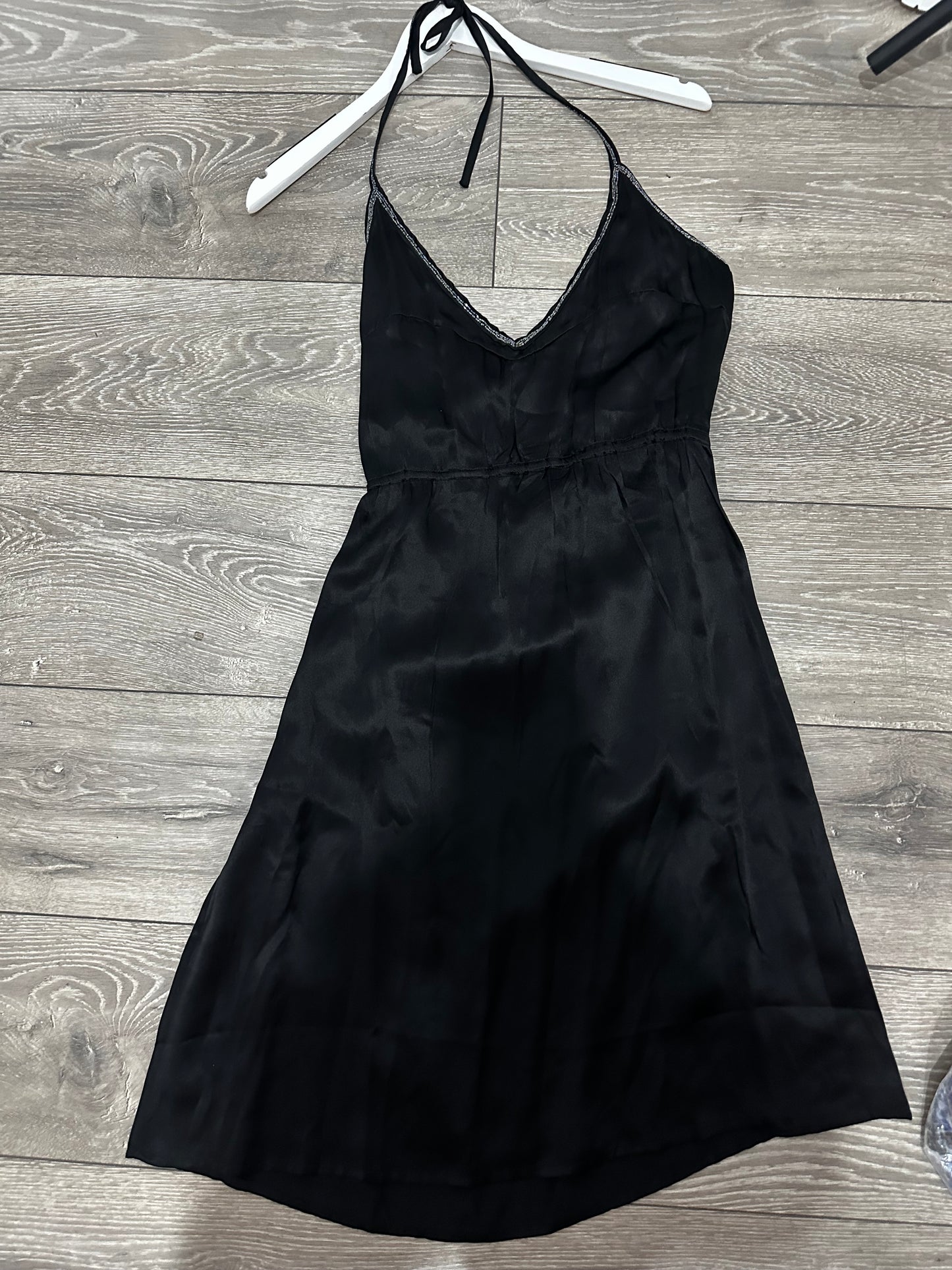 Black OneSeason 100% Silk Dress, Size Small