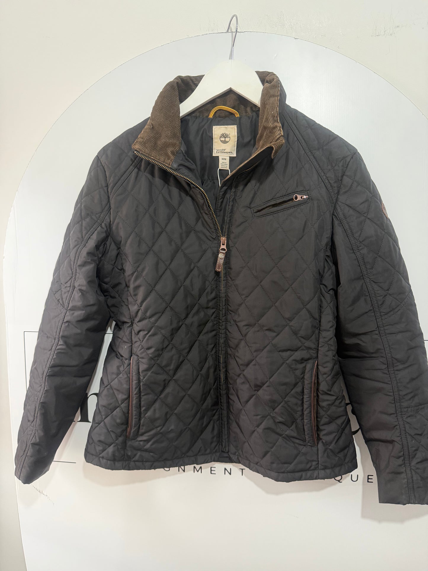 Black Timberland Jacket, Size 8-10