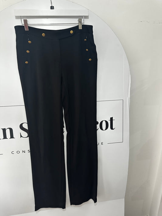 Black Rohmir Trousers, Size S