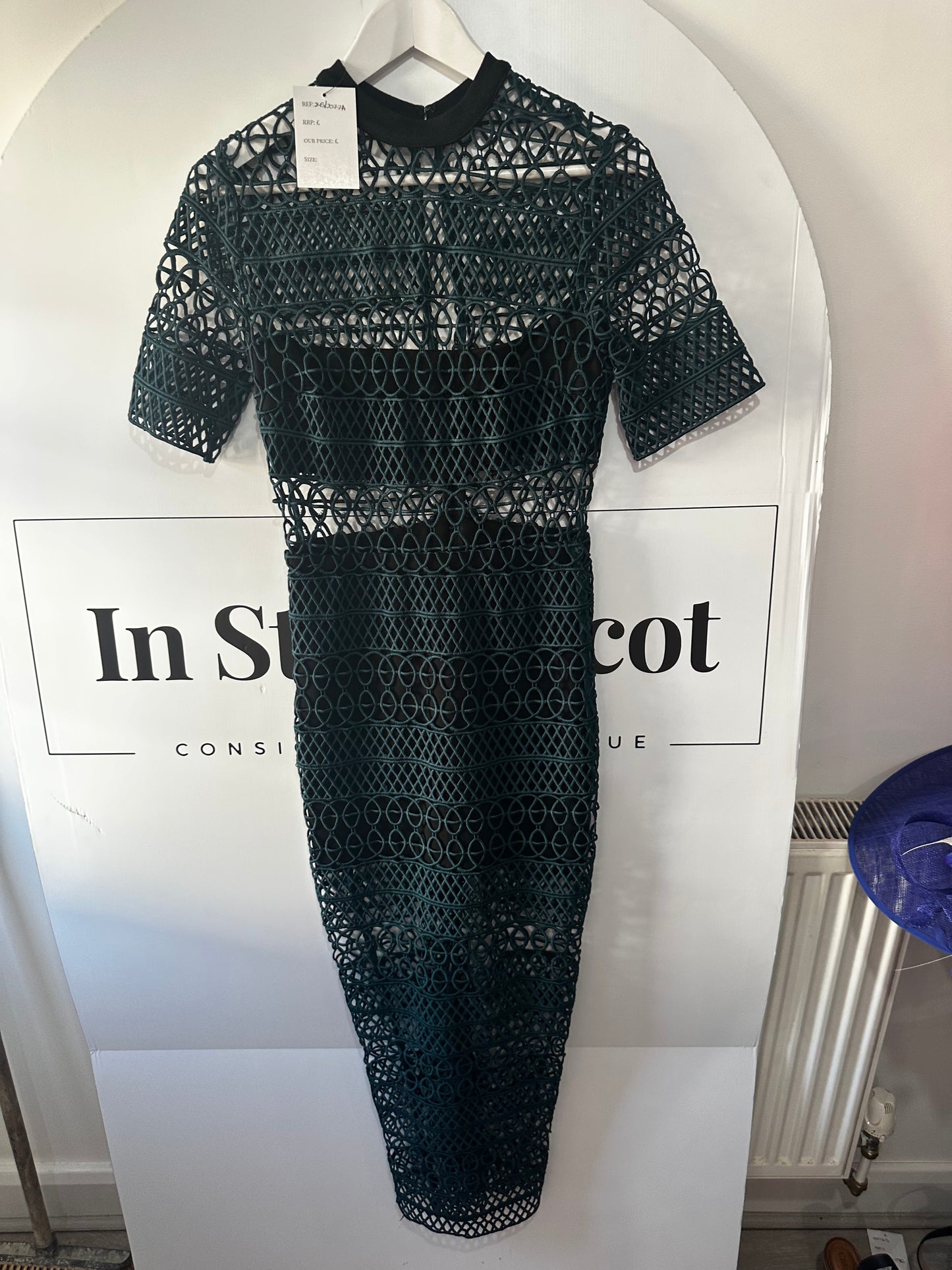 Green Self-Portrait Dress, 8
