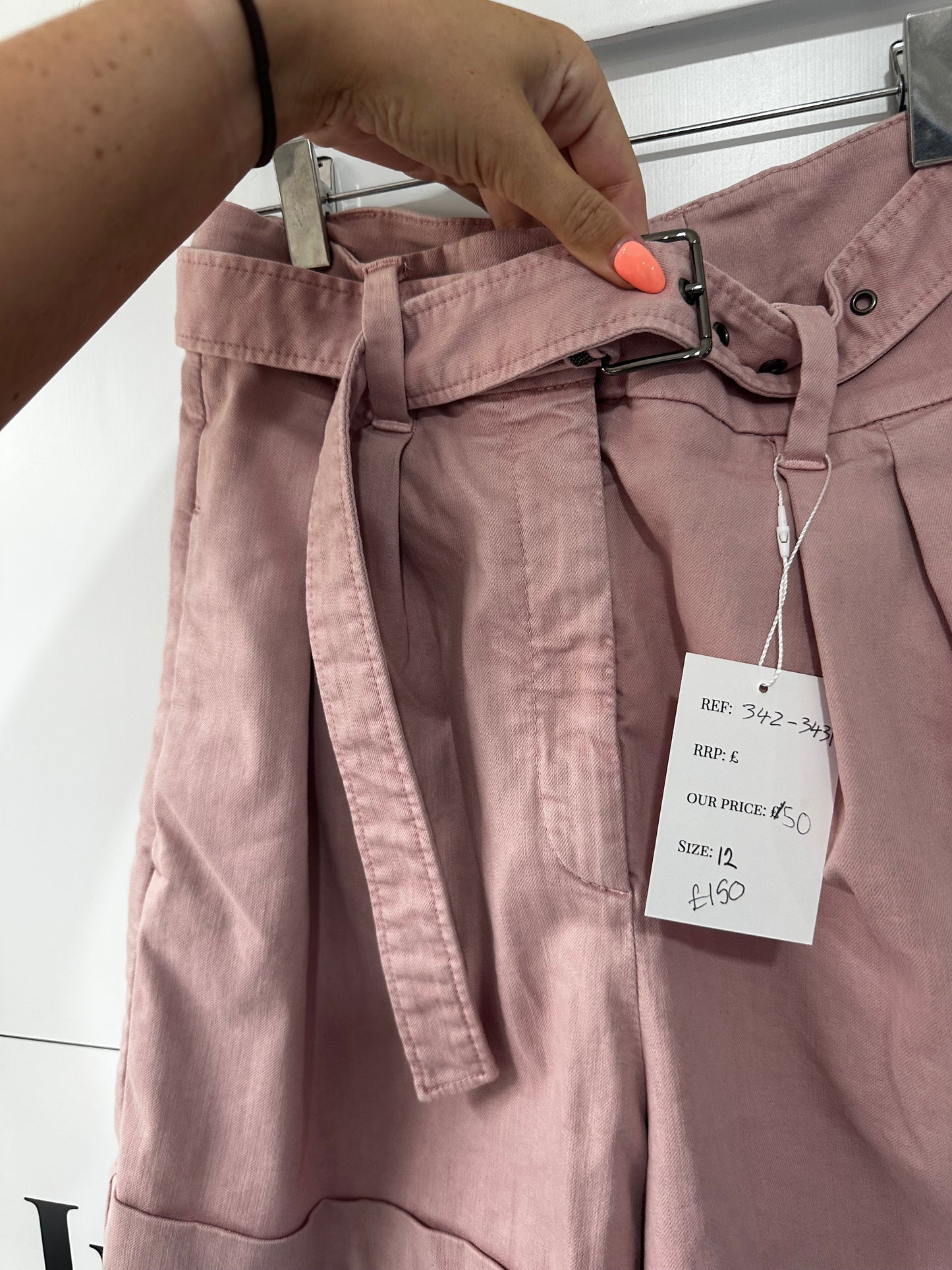 Pink Brunello Cucinelli Shorts, Small