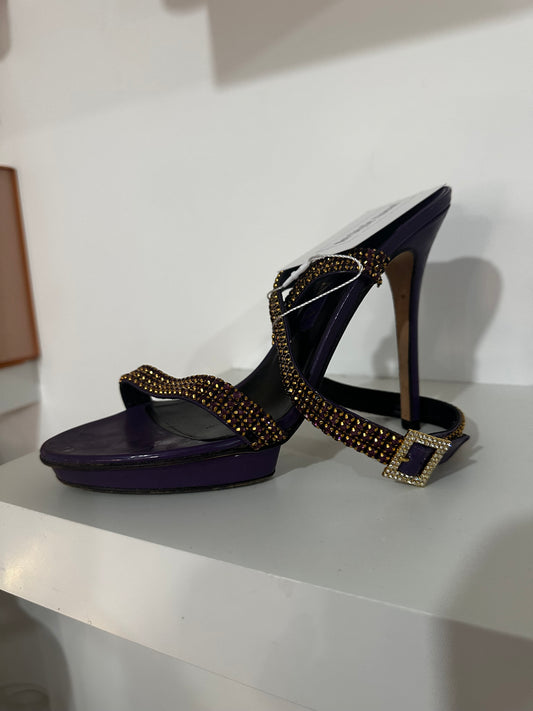 Purple Gina Heels