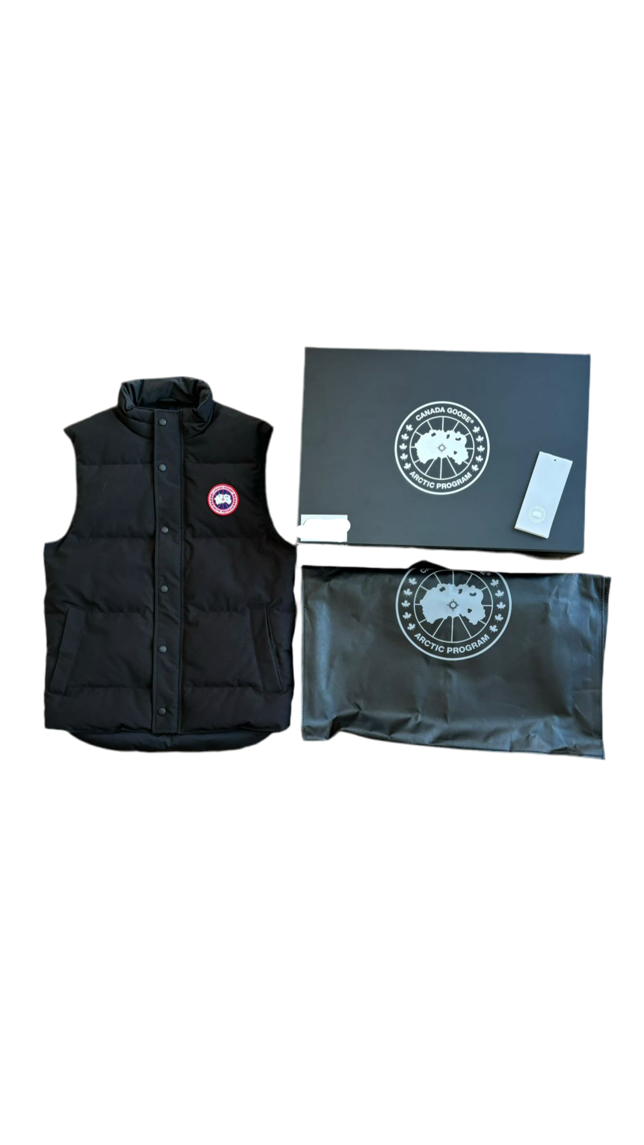 Black Canada Goose Gilet, M