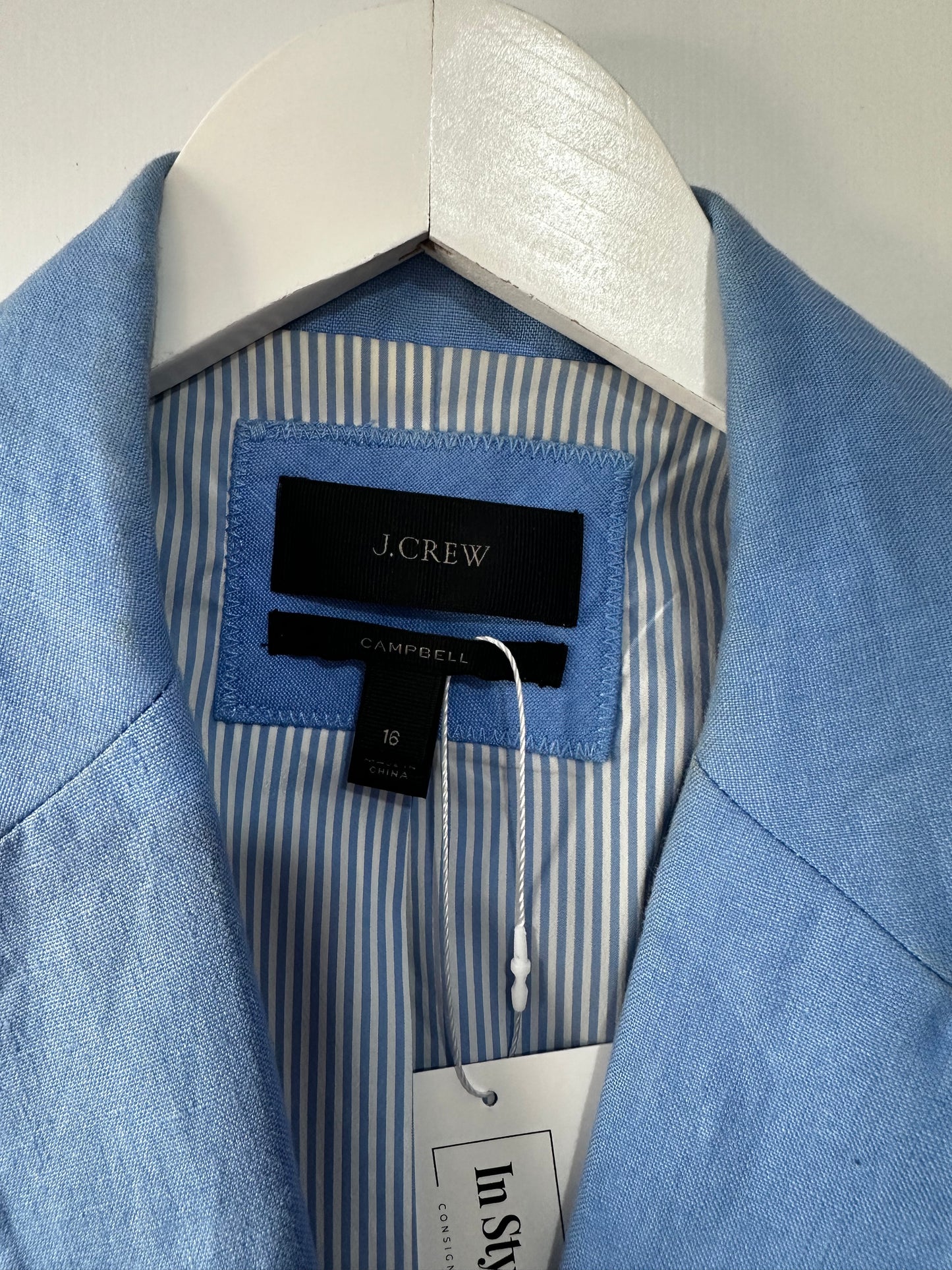 Blue J.Crew Blazer, 16